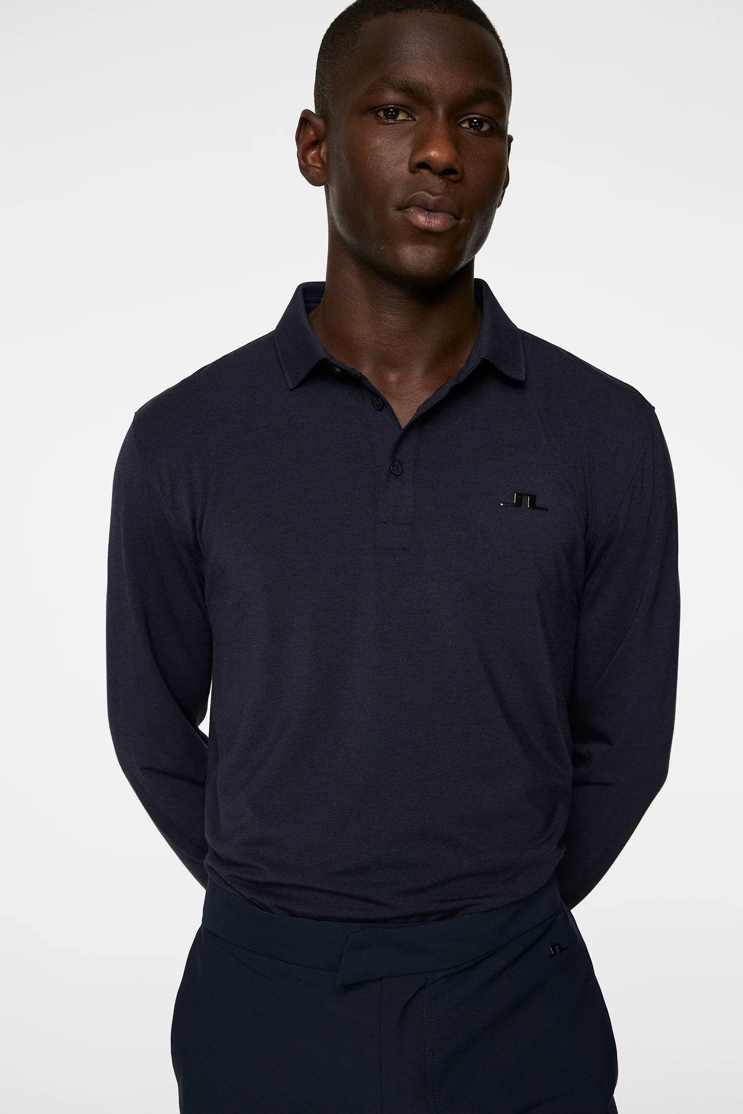 Florian LS Polo / Navy Melange - Image 5