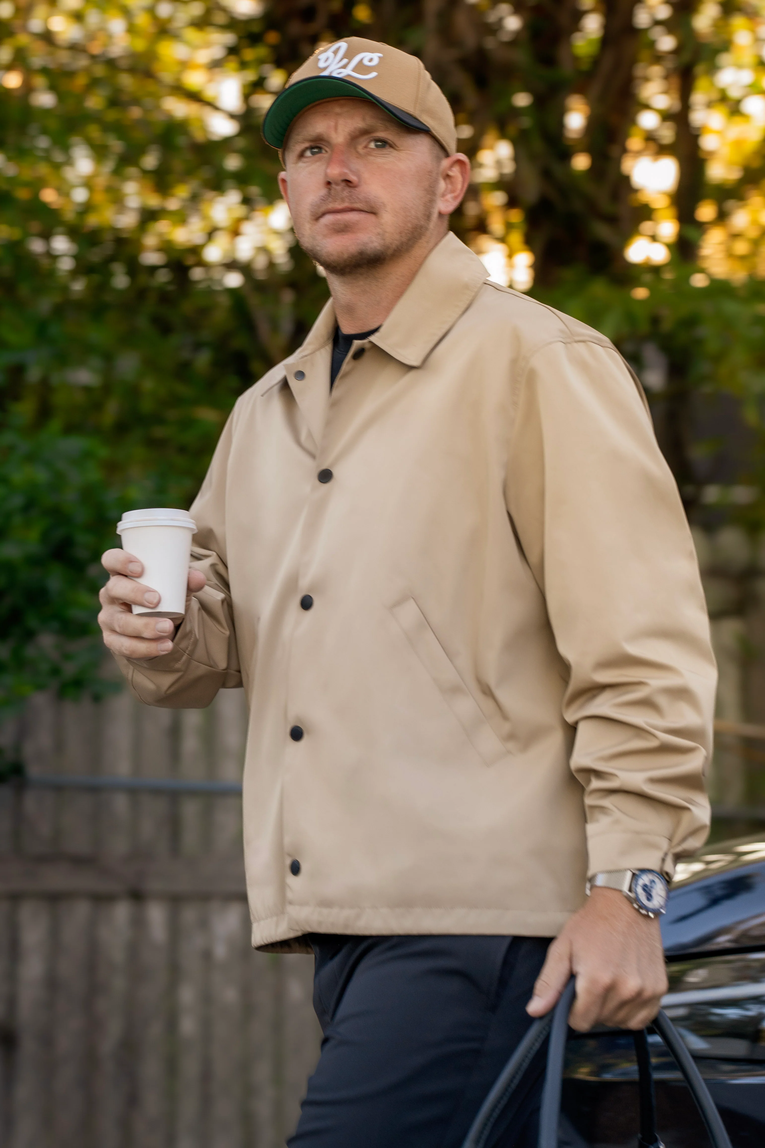 Frazer Coach Jacket / Batique Khaki - Image 8