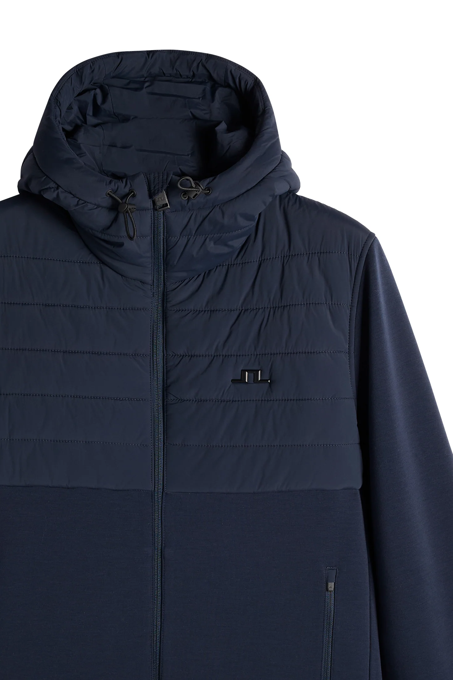 Gage Hybrid Hood Jacket / JL Navy - Image 6