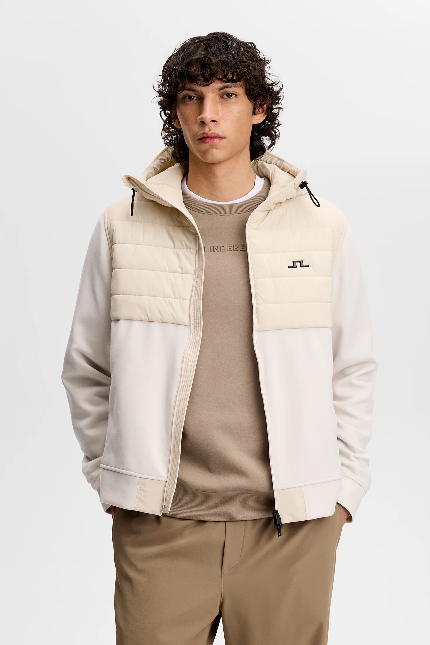 Gage Hybrid Hood Jacket / Moonbeam - Image 2