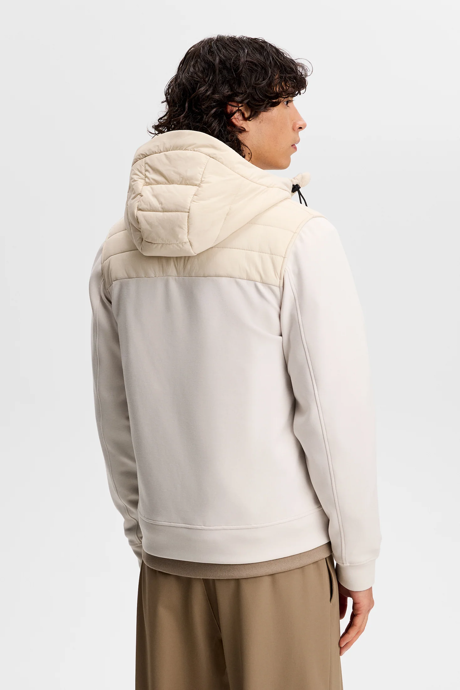Gage Hybrid Hood Jacket / Moonbeam - Image 3