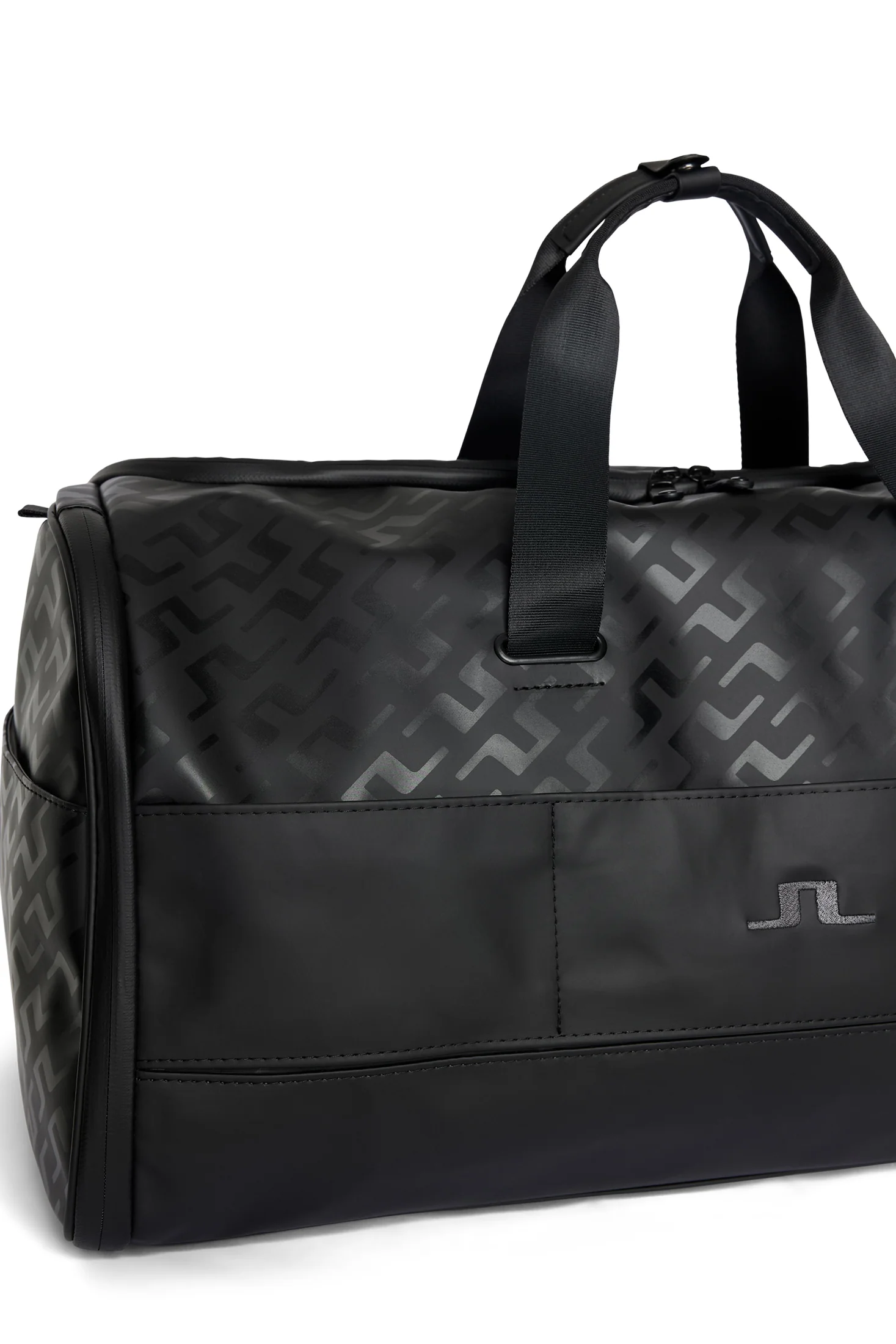 Garment Print Duffel Bag / Tour Geo Jacquard Black M - Image 4