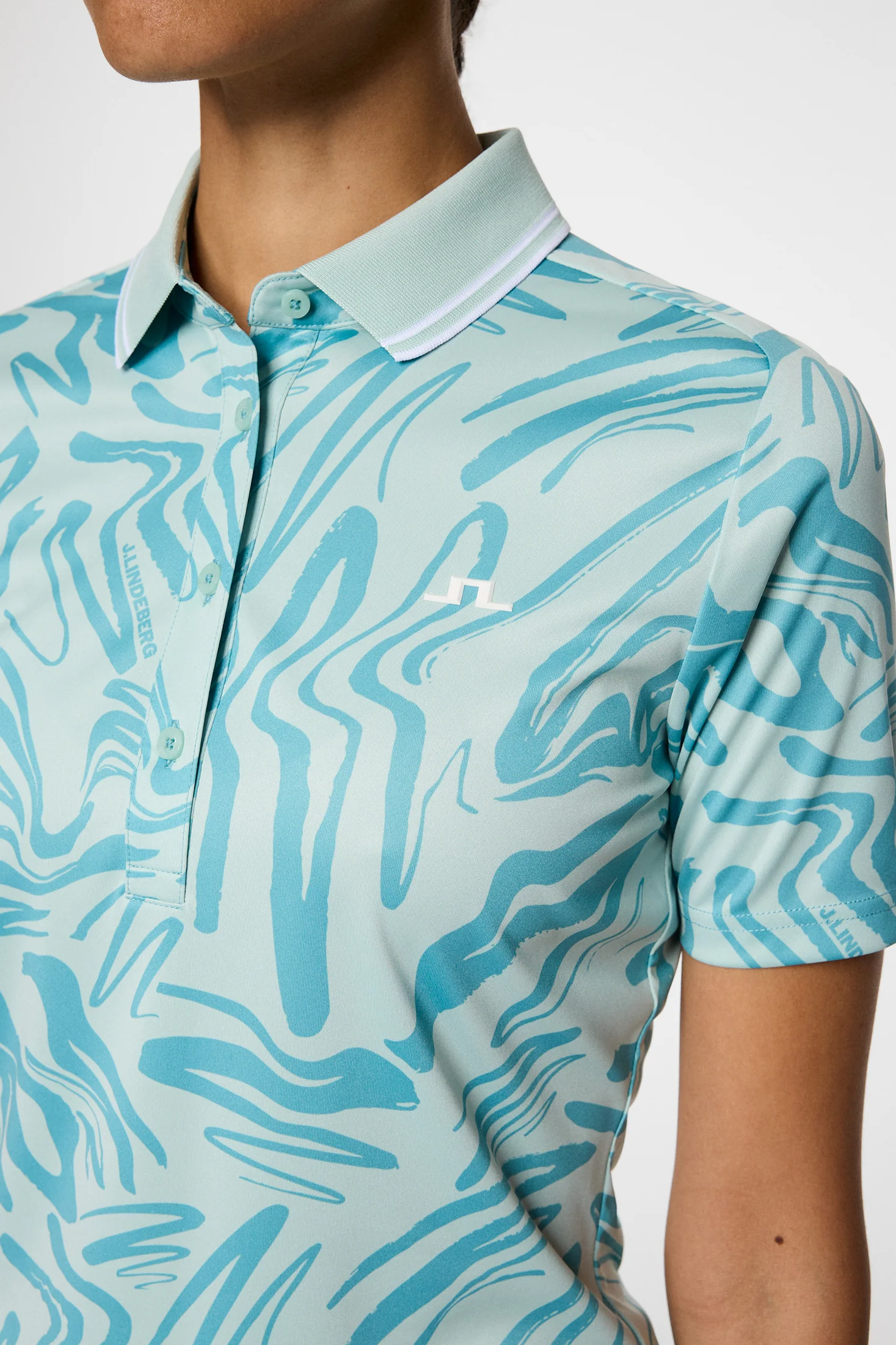 Georgia Print Polo / Scribble Stillwater - Image 6