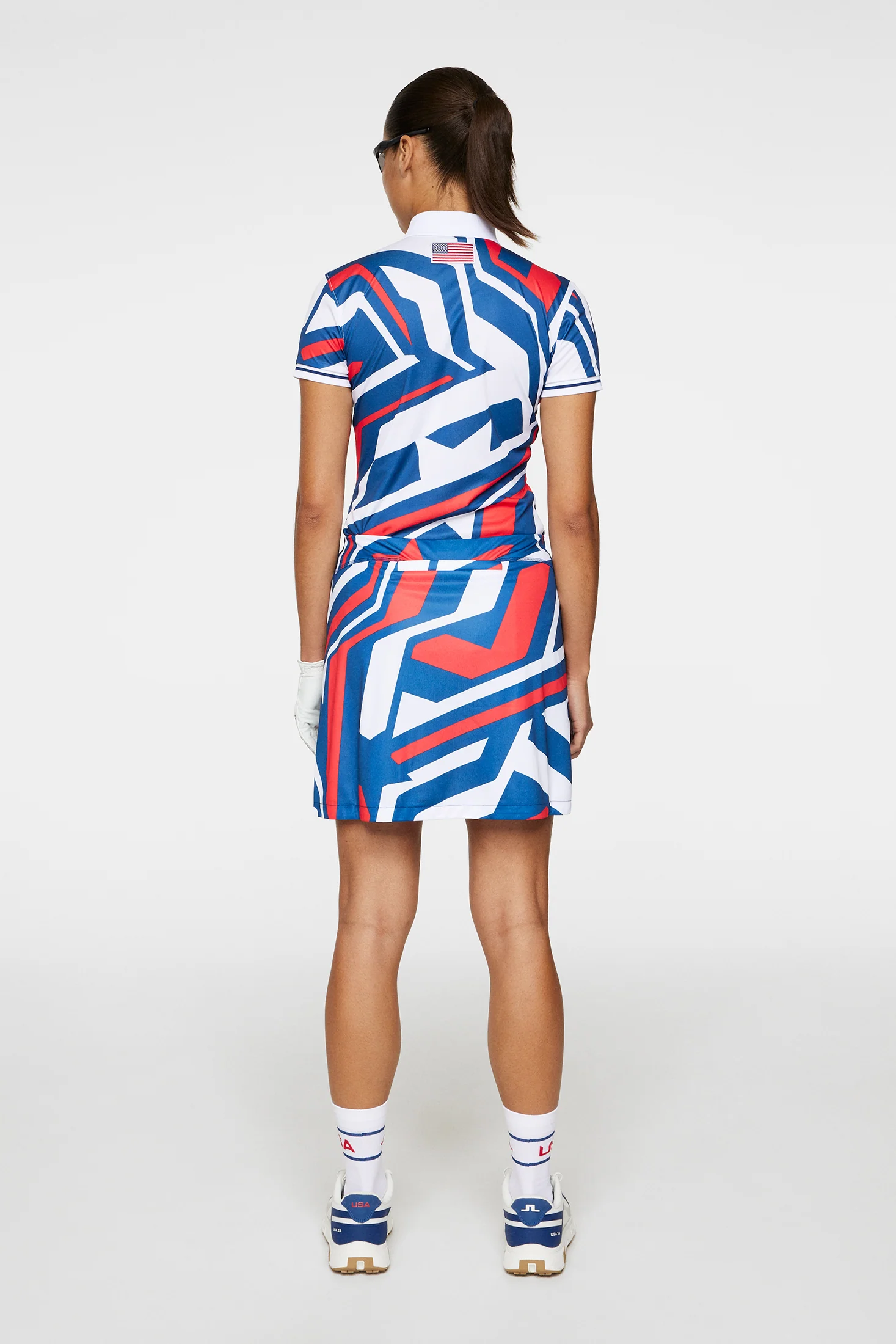 Gisele Skirt Print / US Golf Red - Image 3
