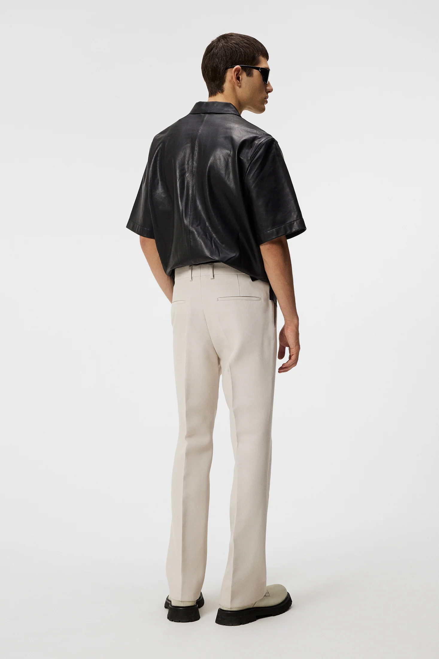 Gomor Double Weave Pants / Moonbeam - Image 3