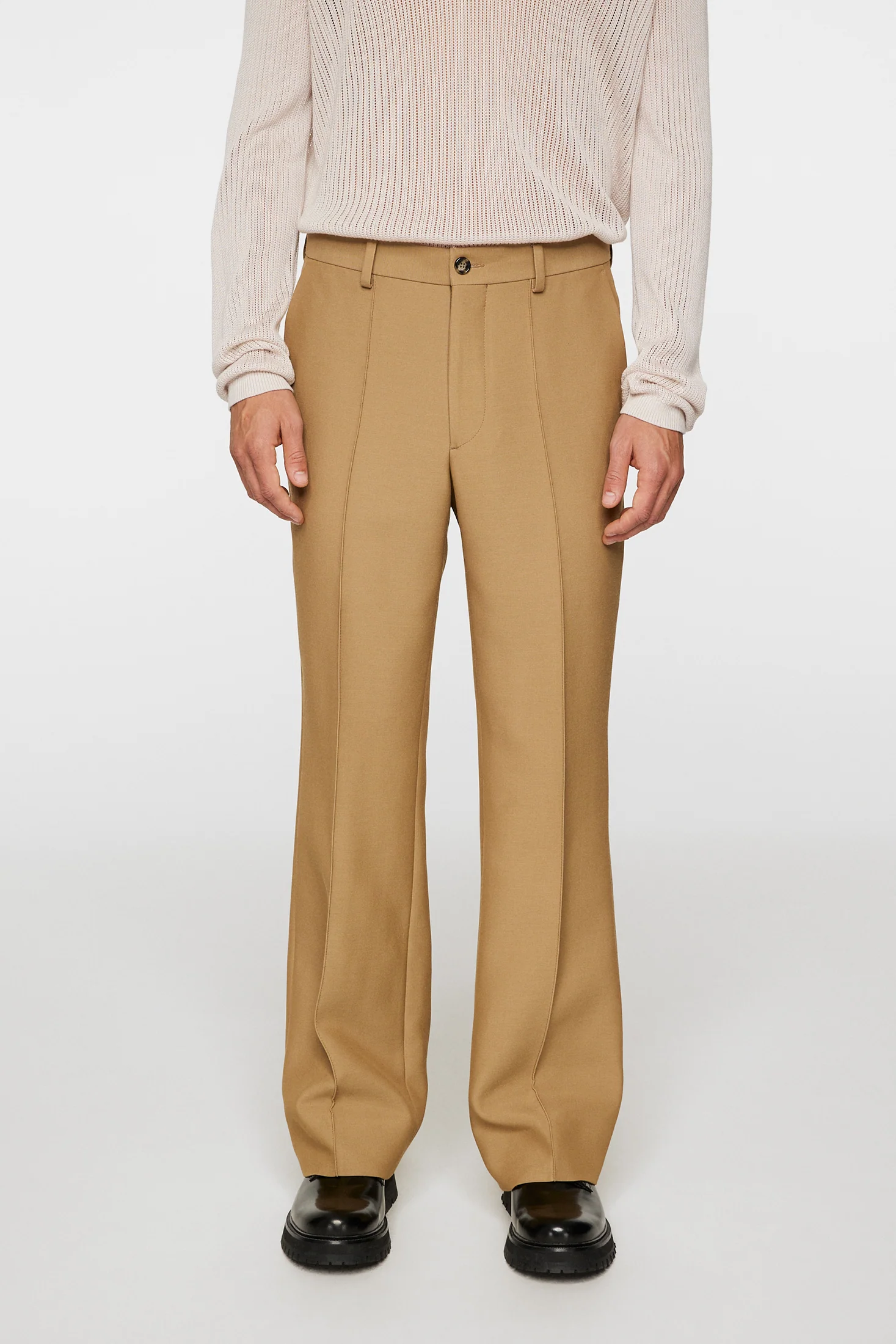 Gomor Pintuck Pants / Tiger Brown - Image 2