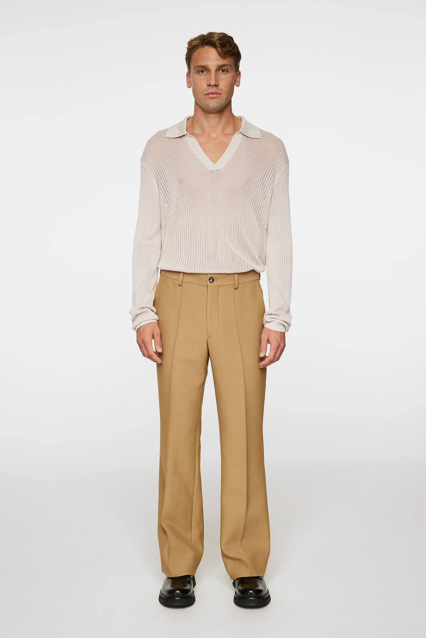 Gomor Pintuck Pants / Tiger Brown - Image 4