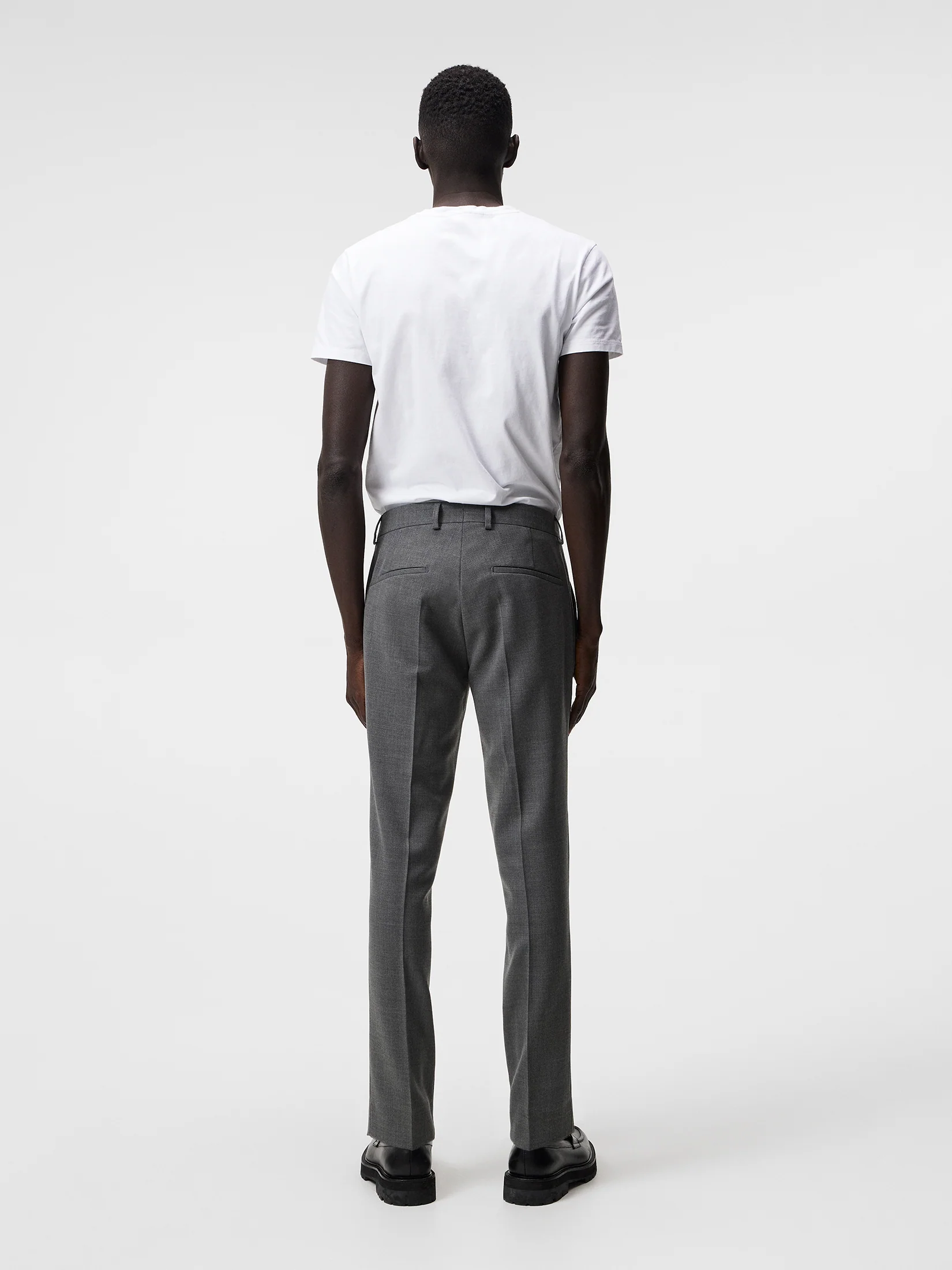 Grant Active Hopsack Pants / Grey Melange - Image 3