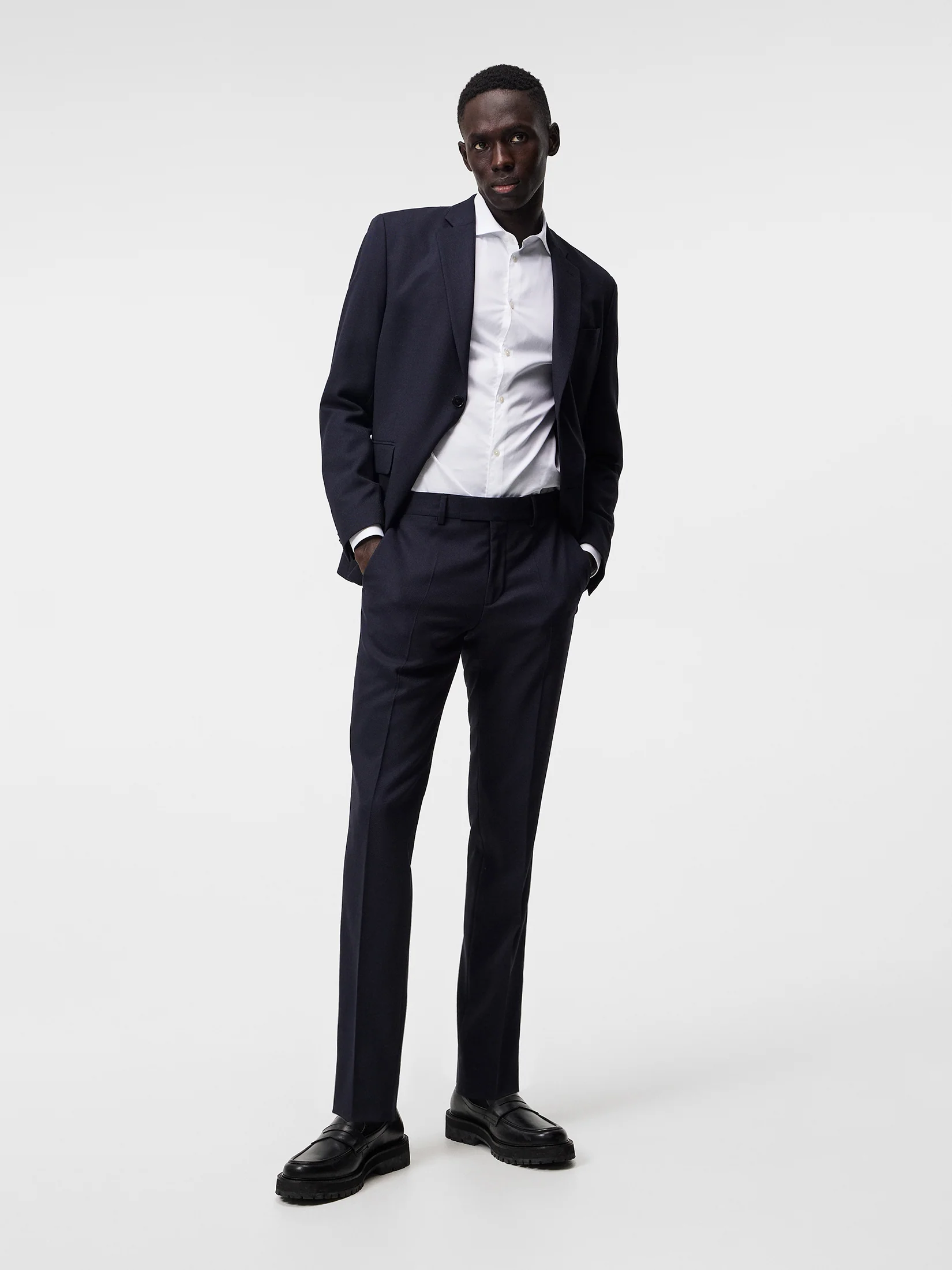 Grant Active Hopsack Pants / JL Navy - Image 4