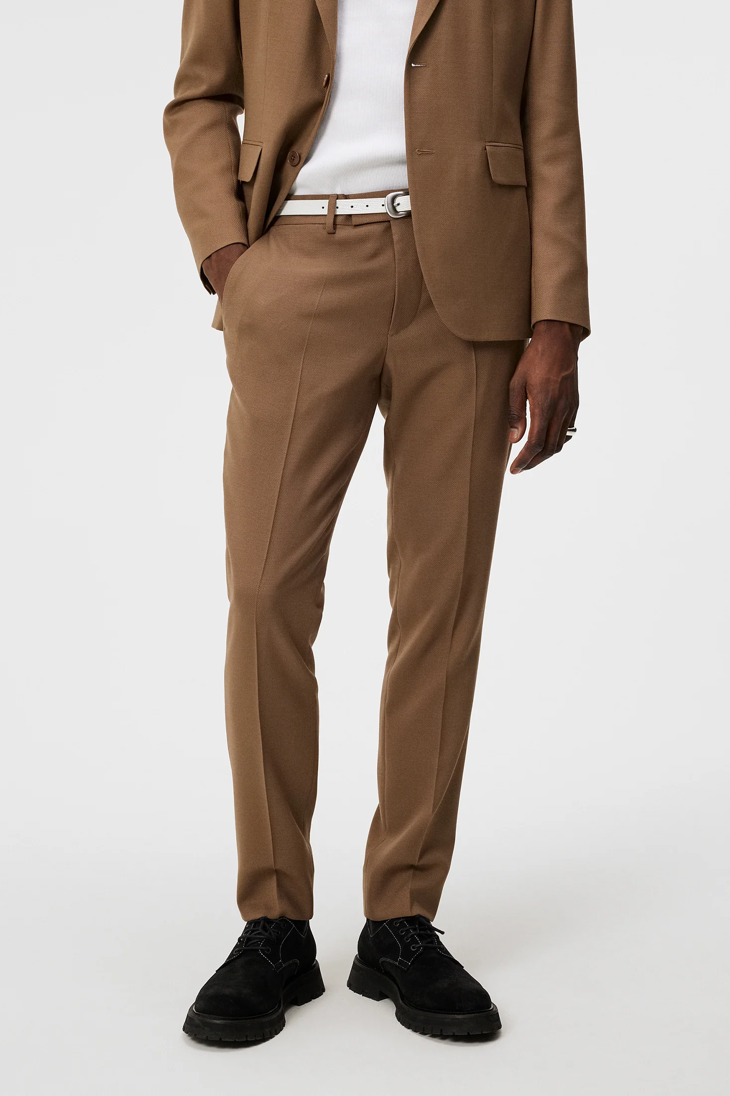 Grant Active Hopsack Pants / Walnut - Image 2