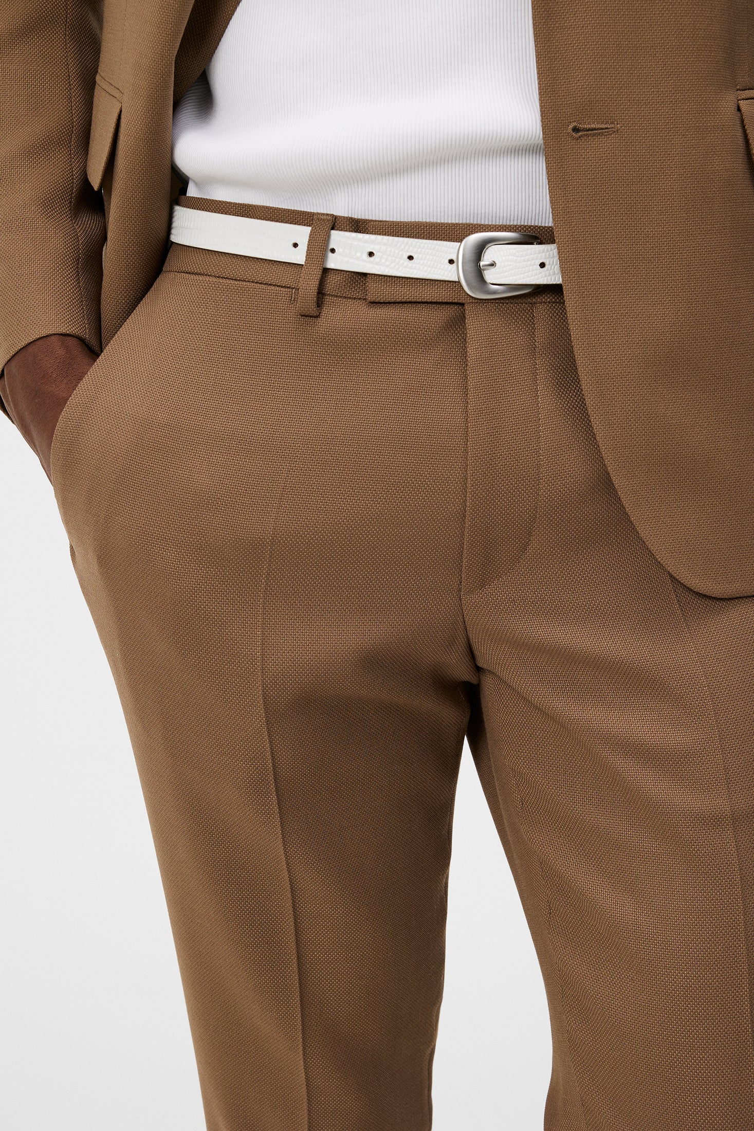 Grant Active Hopsack Pants / Walnut - Image 5