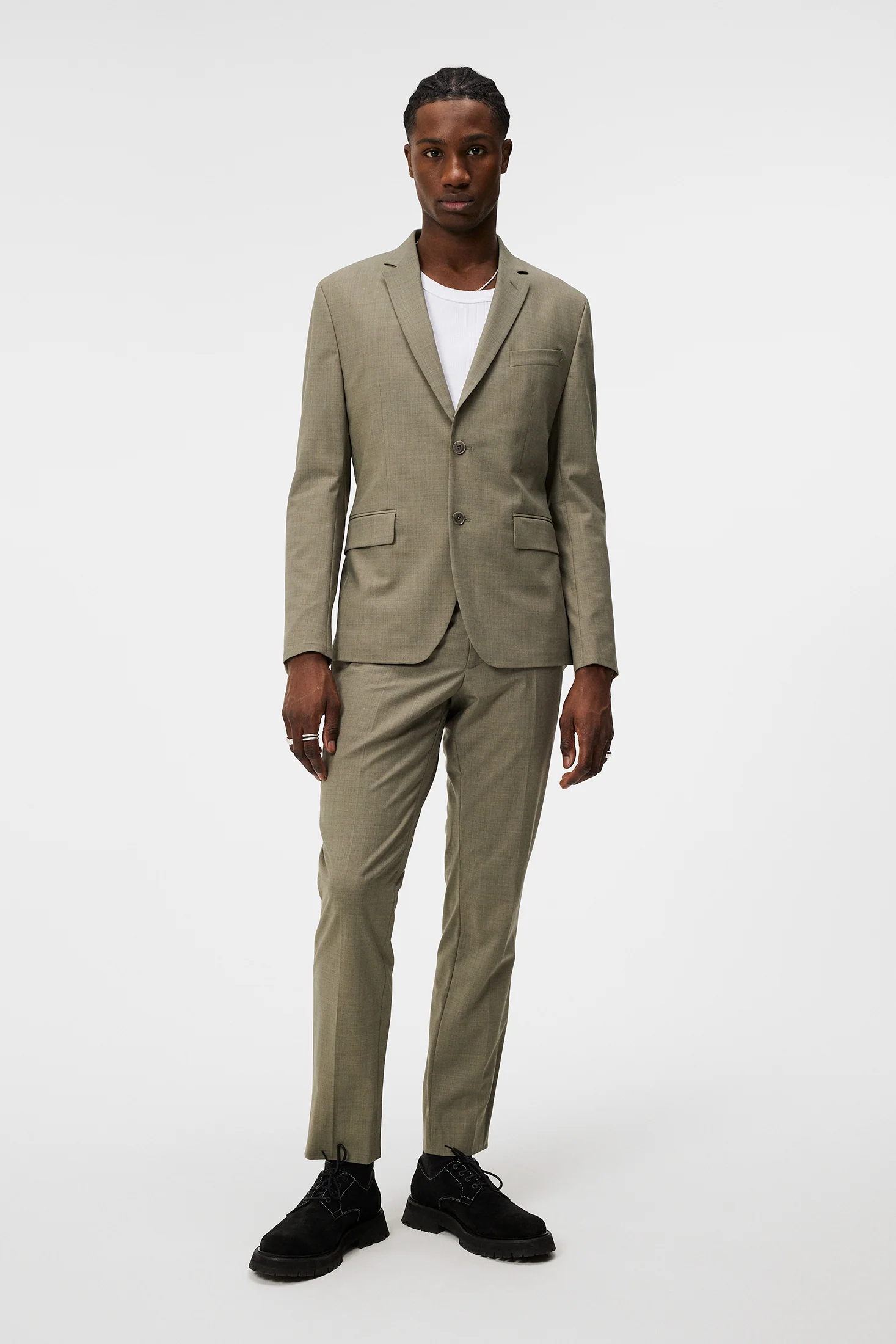 Grant Bi-stretch Pants / Oil Green - Image 4
