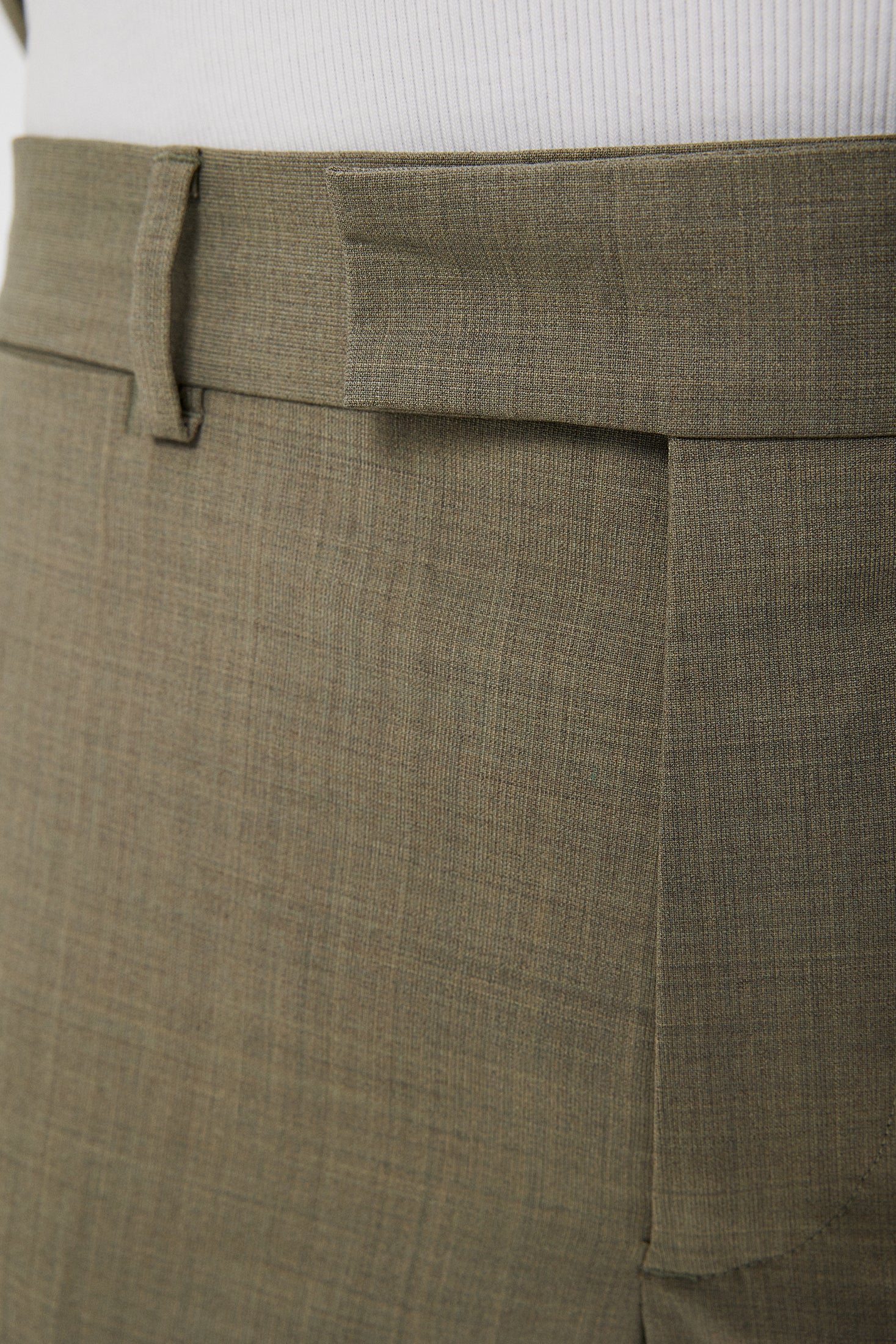 Grant Bi-stretch Pants / Oil Green - Image 6