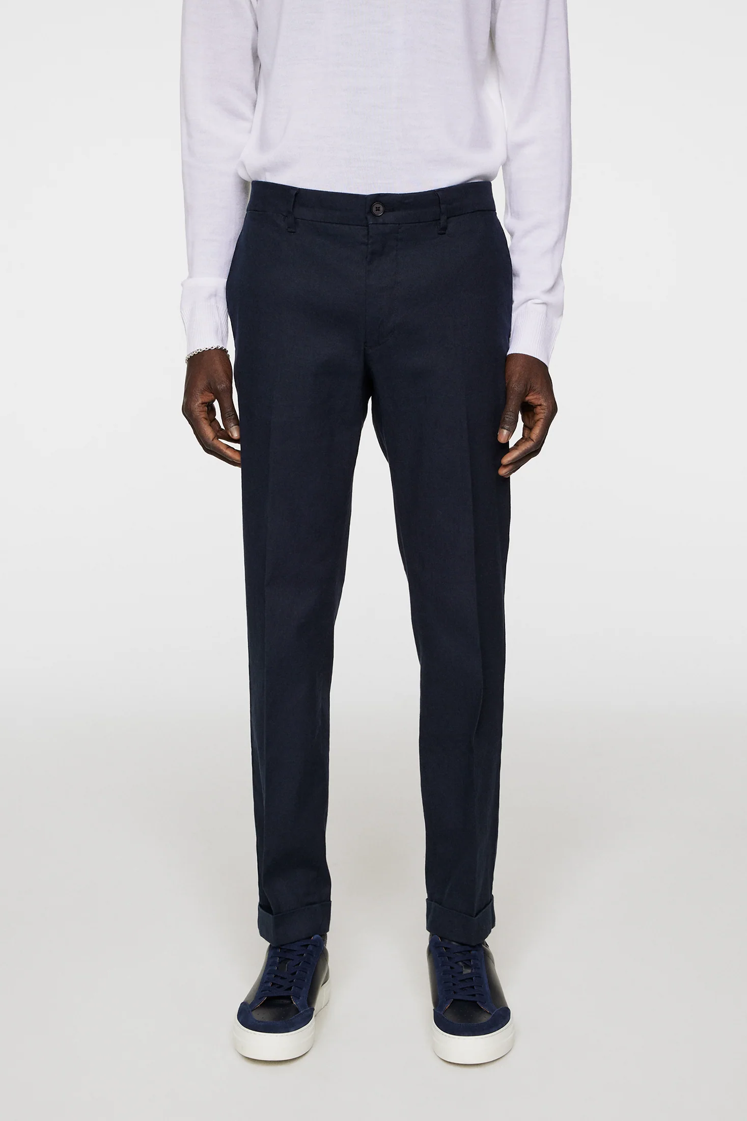 Grant Linen Stretch Pants / JL Navy - Image 2
