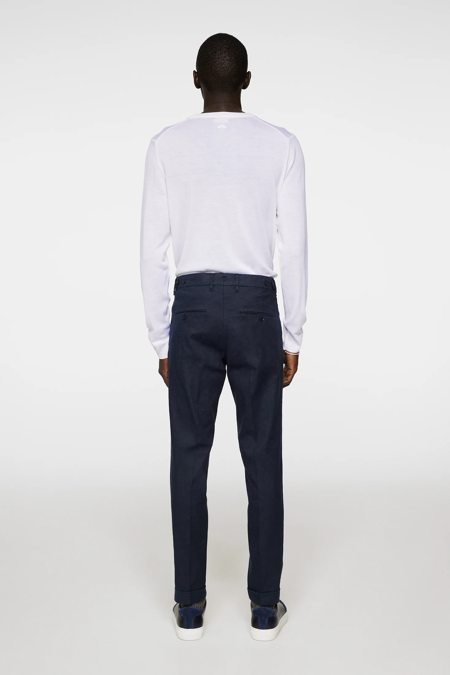 Grant Linen Stretch Pants / JL Navy - Image 3