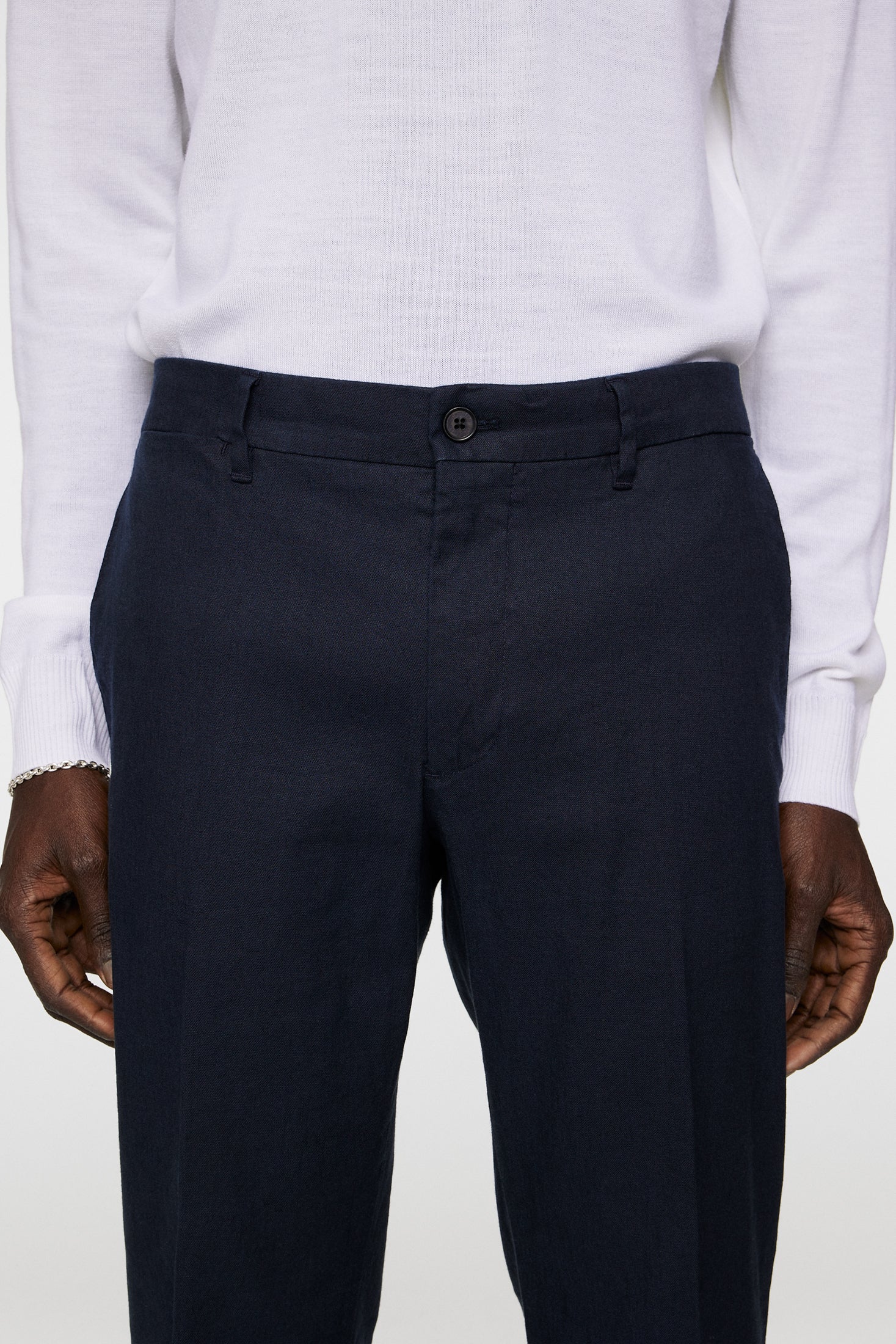 Grant Linen Stretch Pants / JL Navy - Image 5