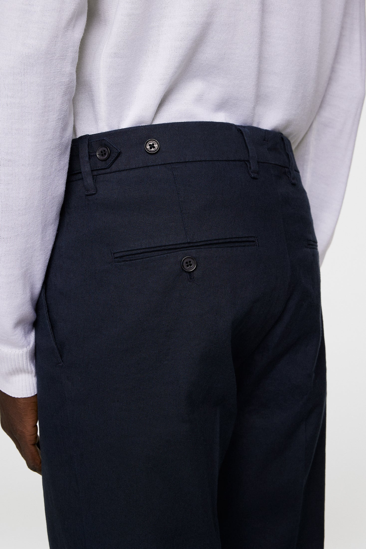 Grant Linen Stretch Pants / JL Navy - Image 6