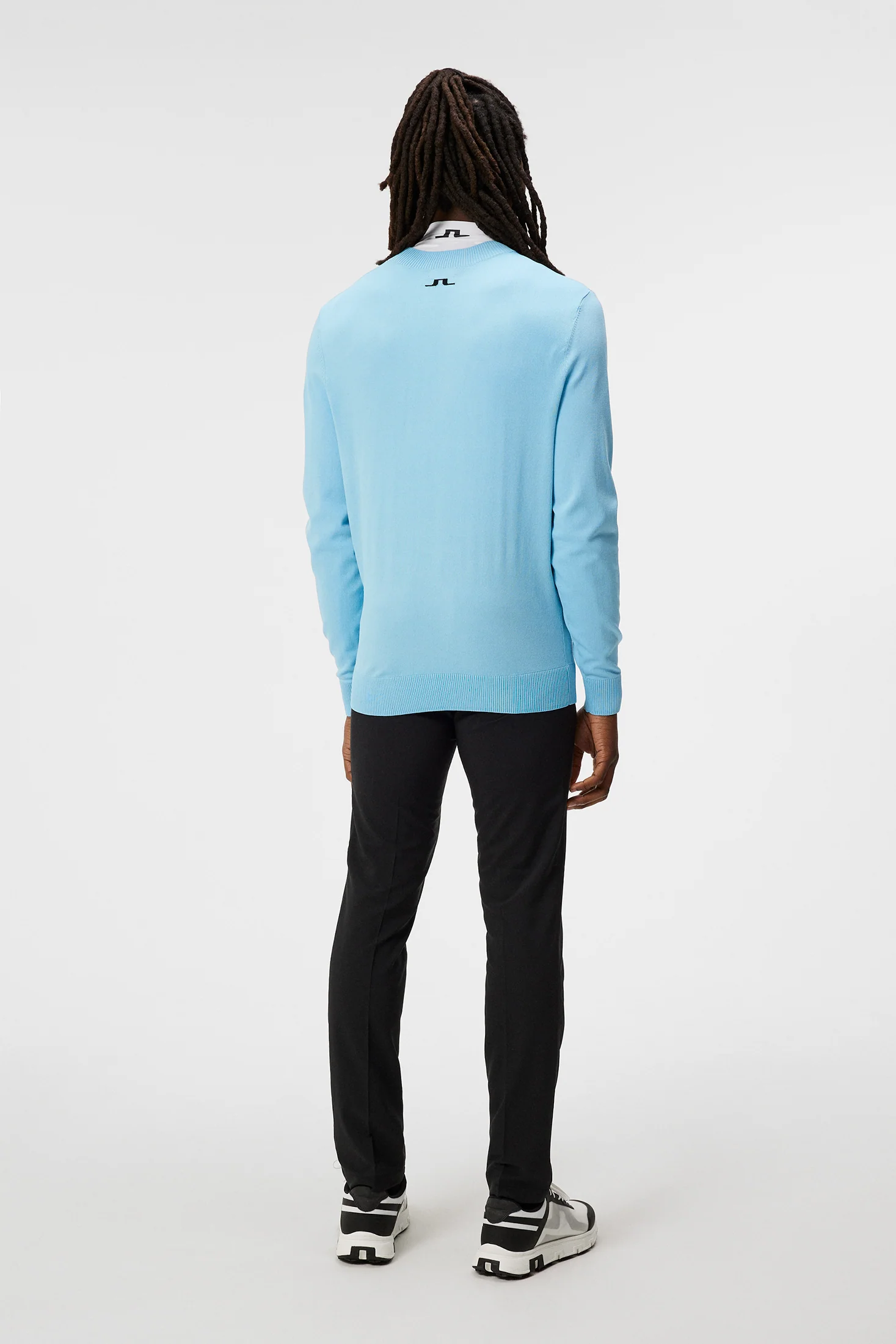 Gus Knitted Sweater / Baltic Sea - Image 3