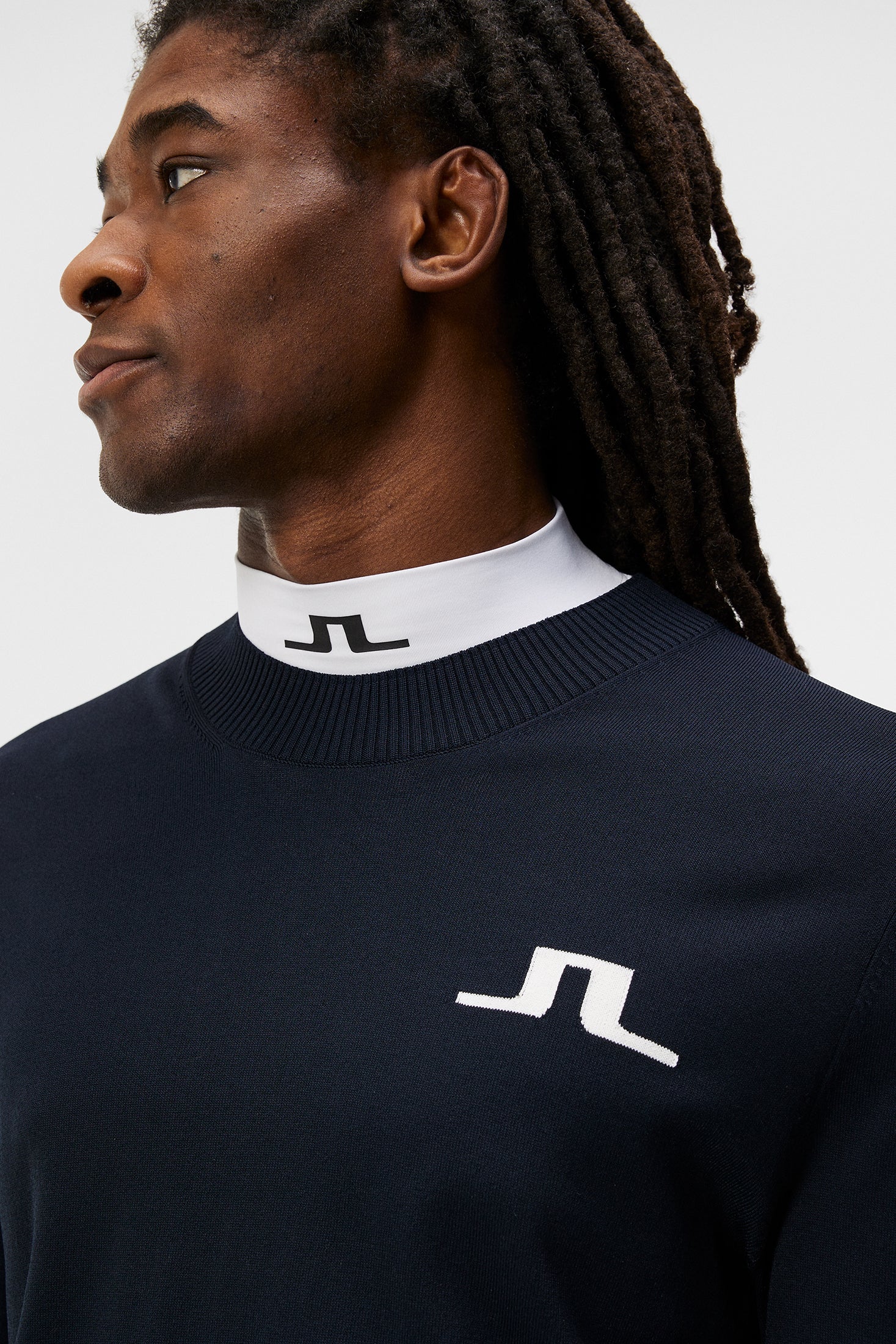 Gus Knitted Sweater / JL Navy - Image 5