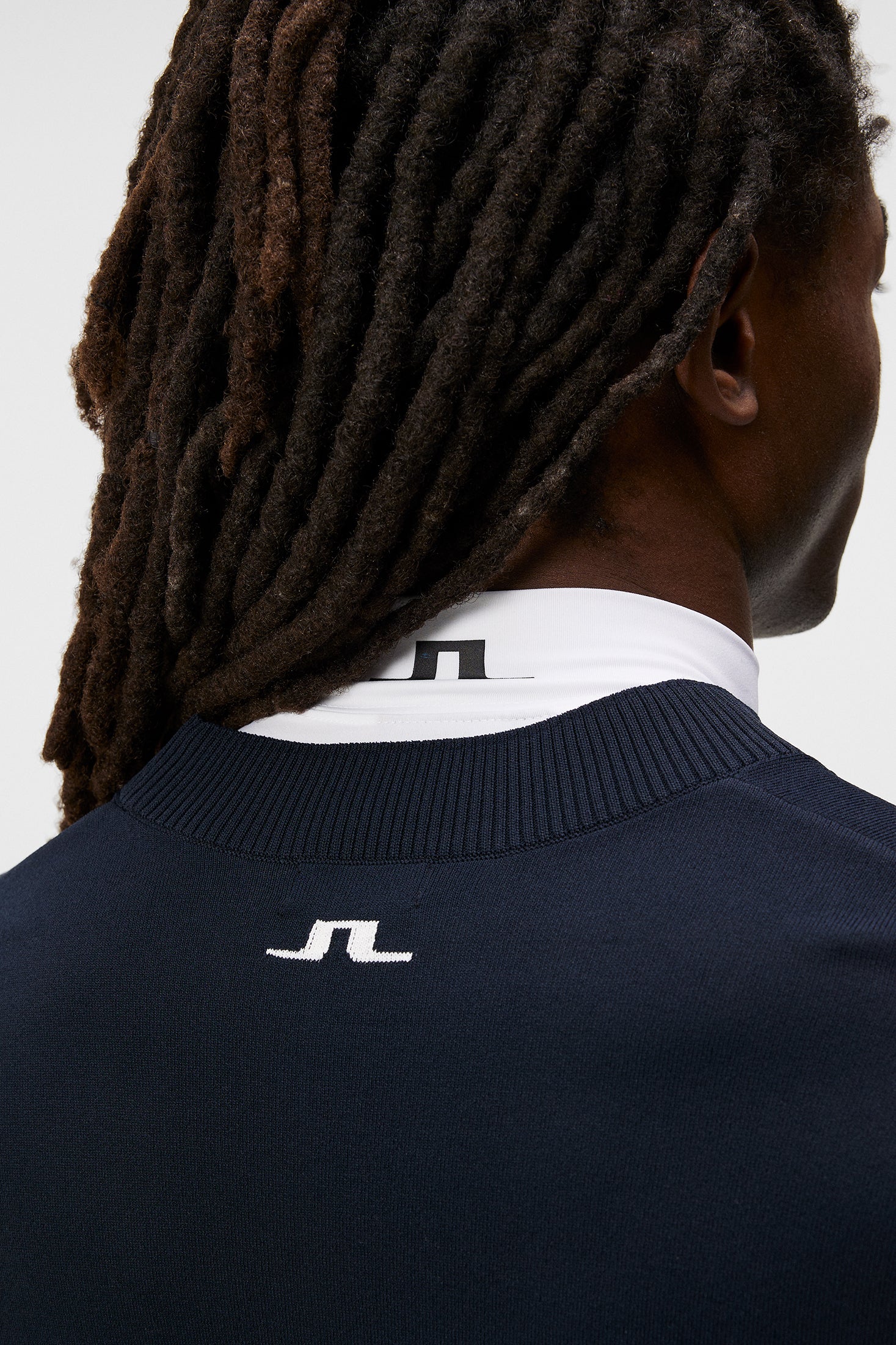 Gus Knitted Sweater / JL Navy - Image 6