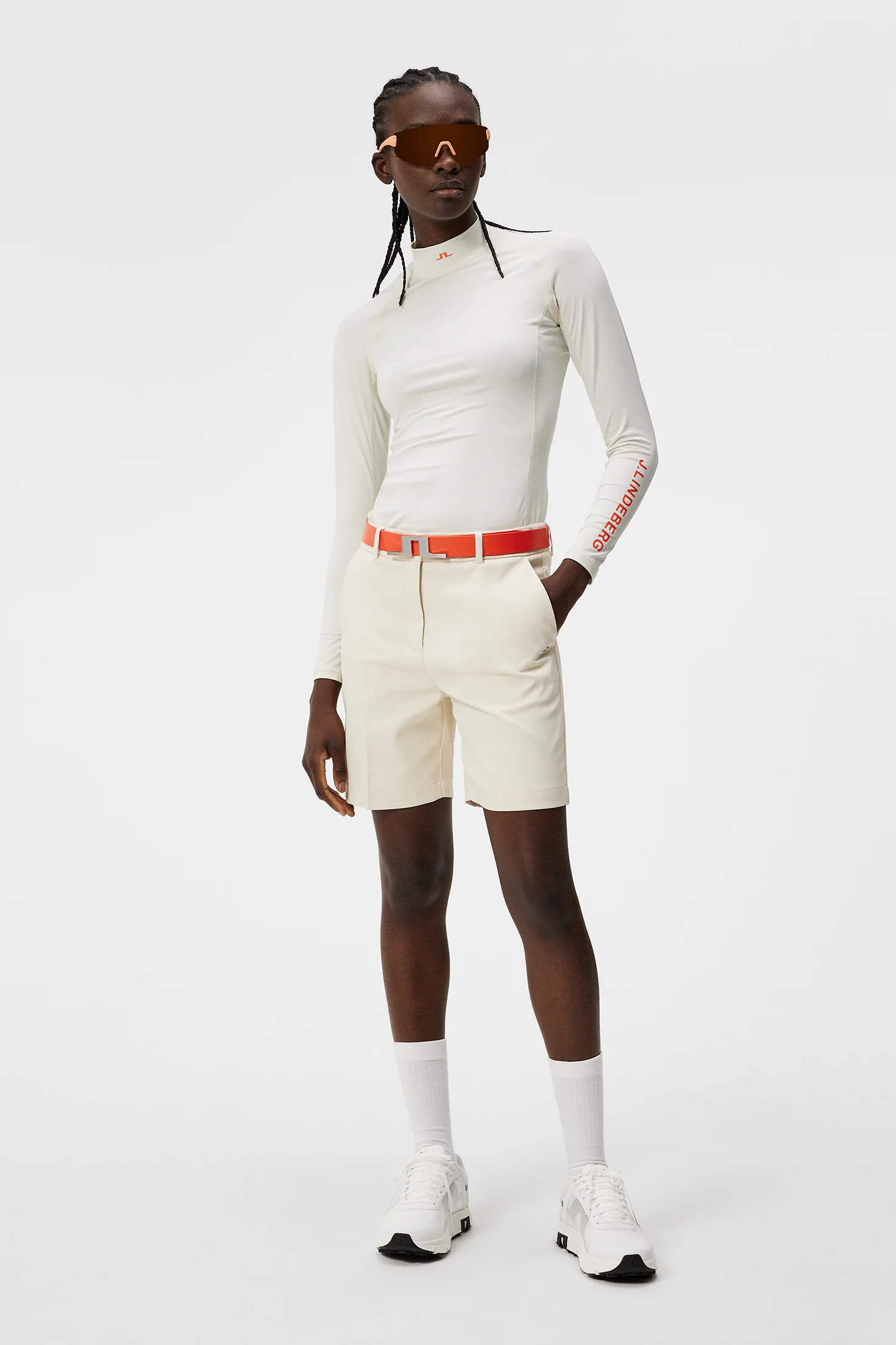 Gwen Long Shorts / Almond Milk - Image 4
