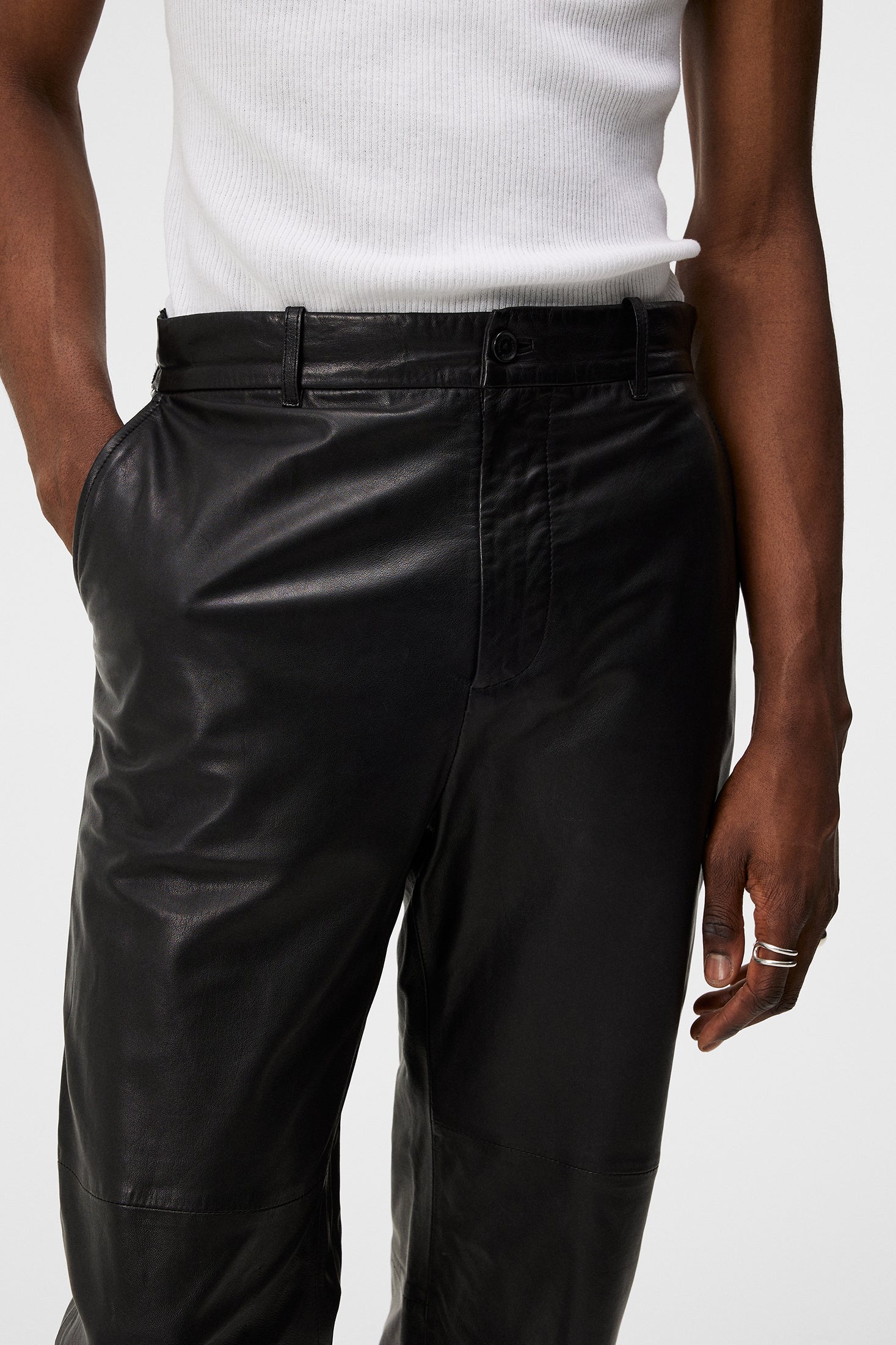 Haij Leather Pants / Black - Image 5