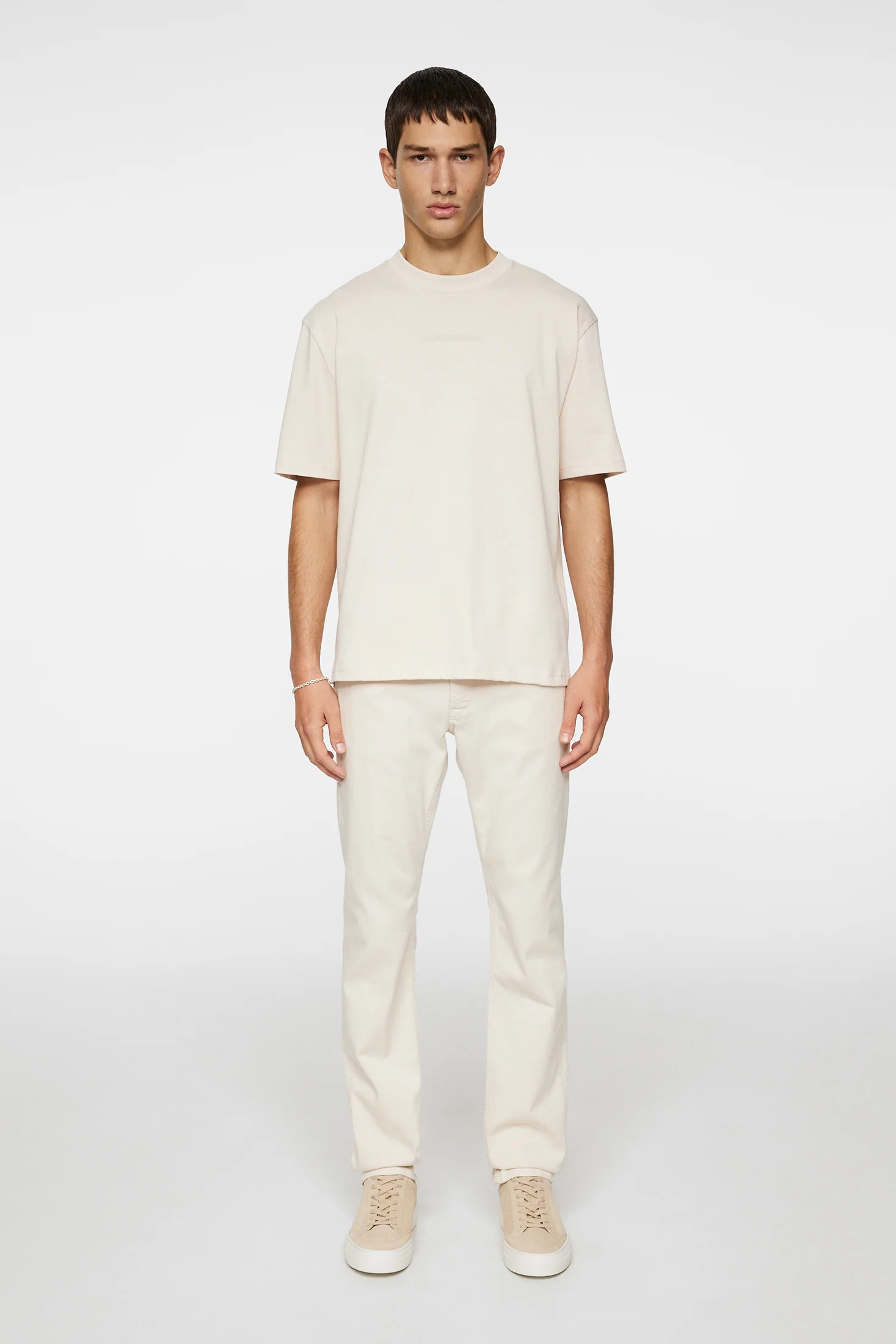 Hale Heavy Logo T-shirt / Moonbeam - Image 4