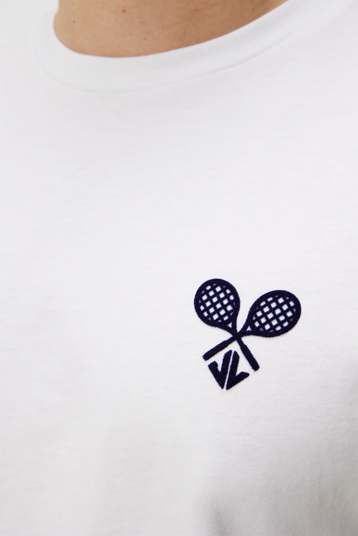 Hale Logo Patch T-Shirt / White - Image 6