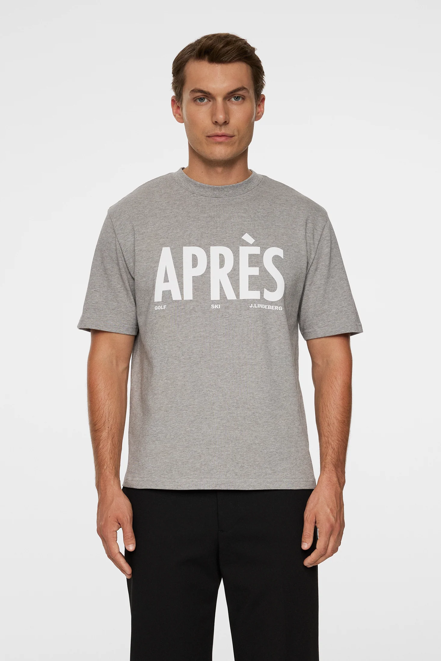 Hale Seasonal Logo T-shirt / Medium Grey Melange - Image 2