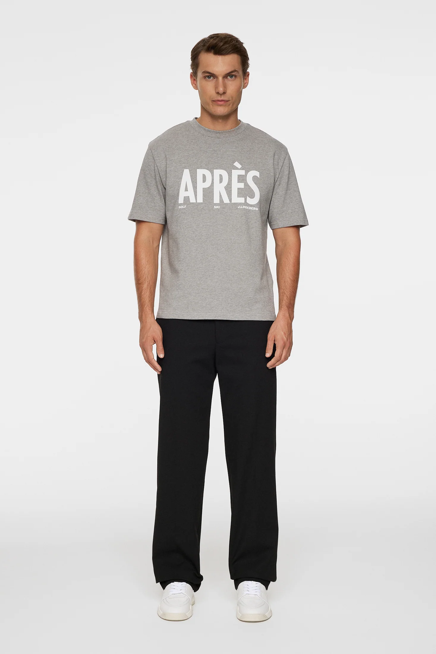 Hale Seasonal Logo T-shirt / Medium Grey Melange - Image 4
