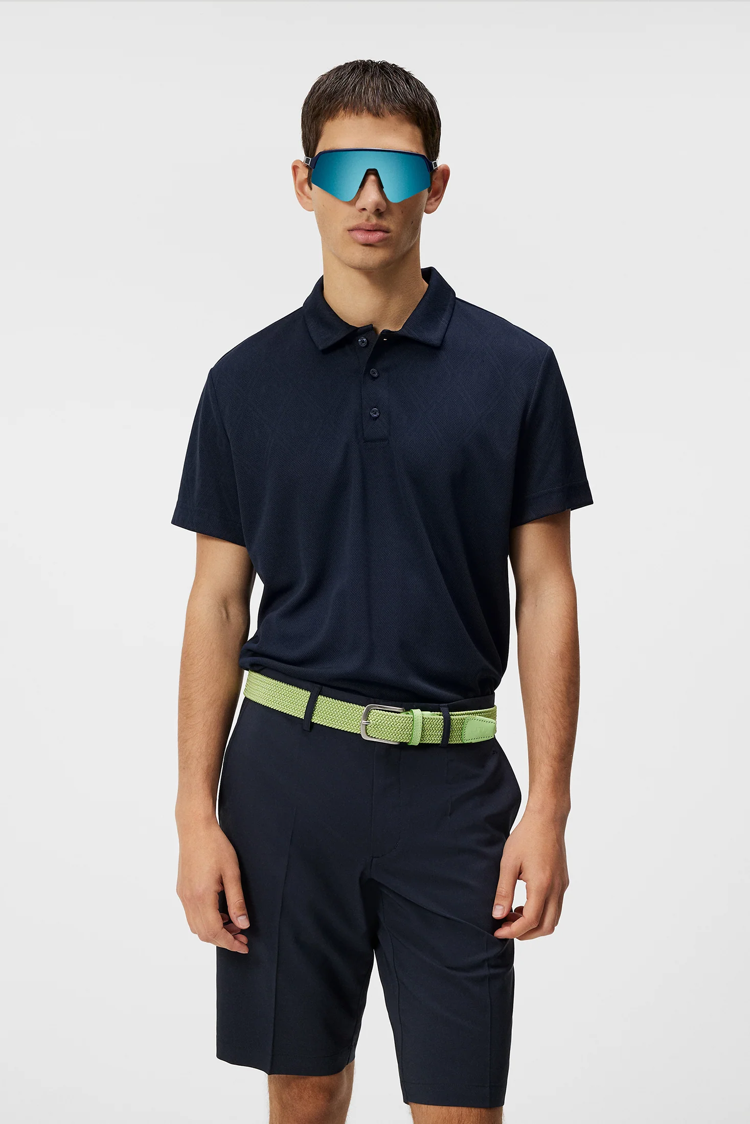 Halto Regular Fit Polo / Geo JL Navy - Image 2
