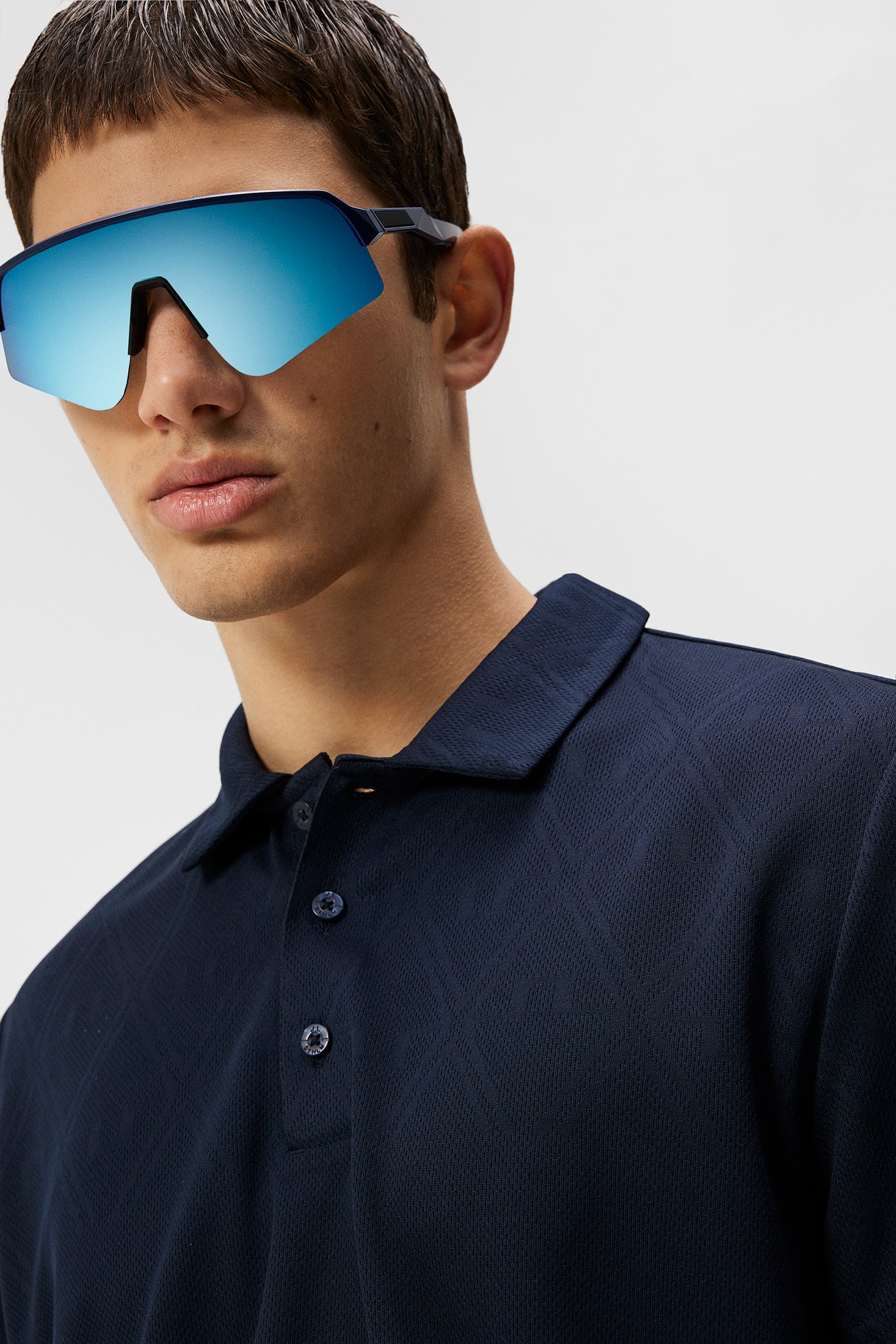 Halto Regular Fit Polo / Geo JL Navy - Image 5