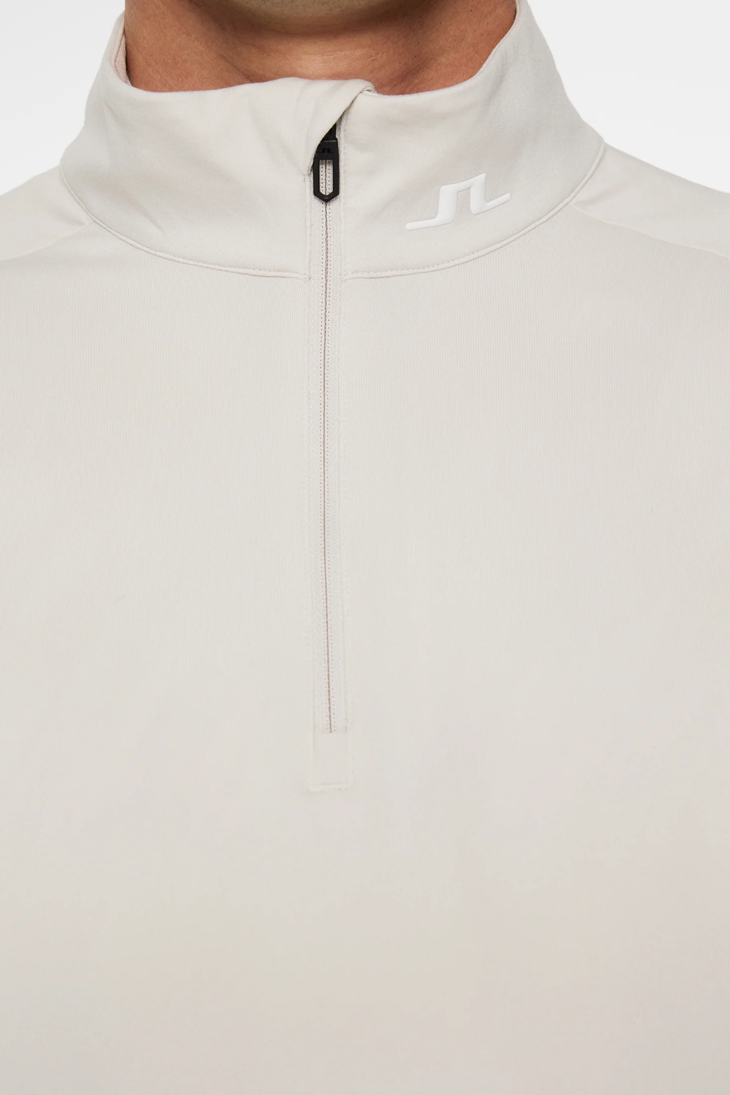 Harry Quarter Zip Mid Layer / Moonbeam - Image 6