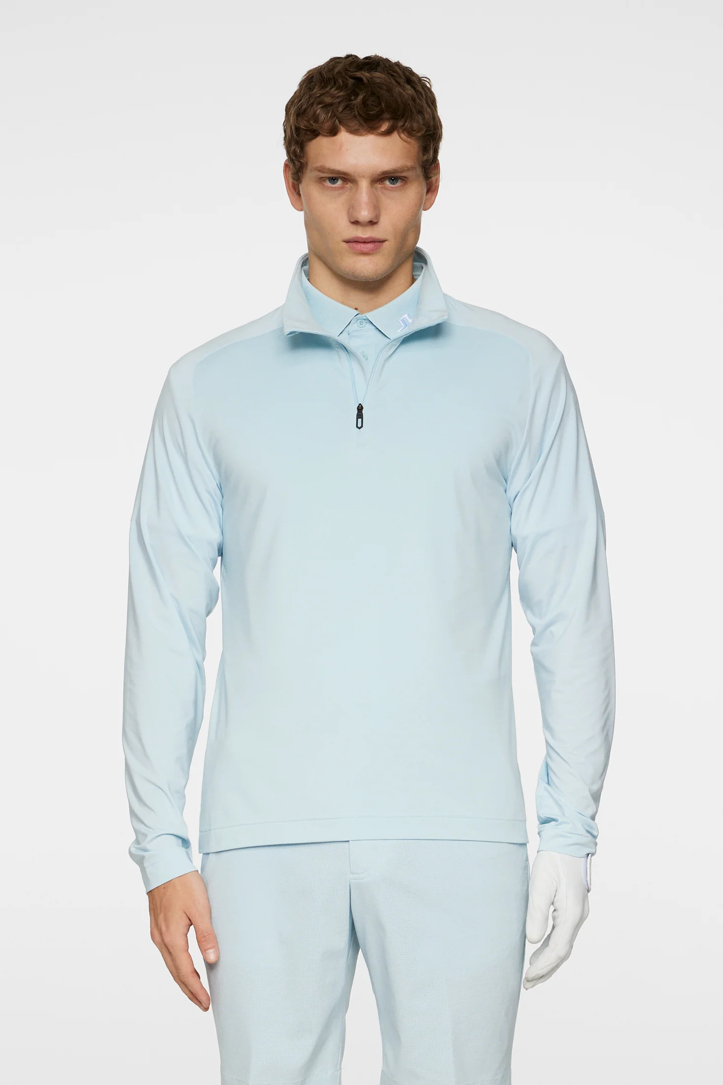 Harry Quarter Zip Mid Layer / Winter Sky - Image 2