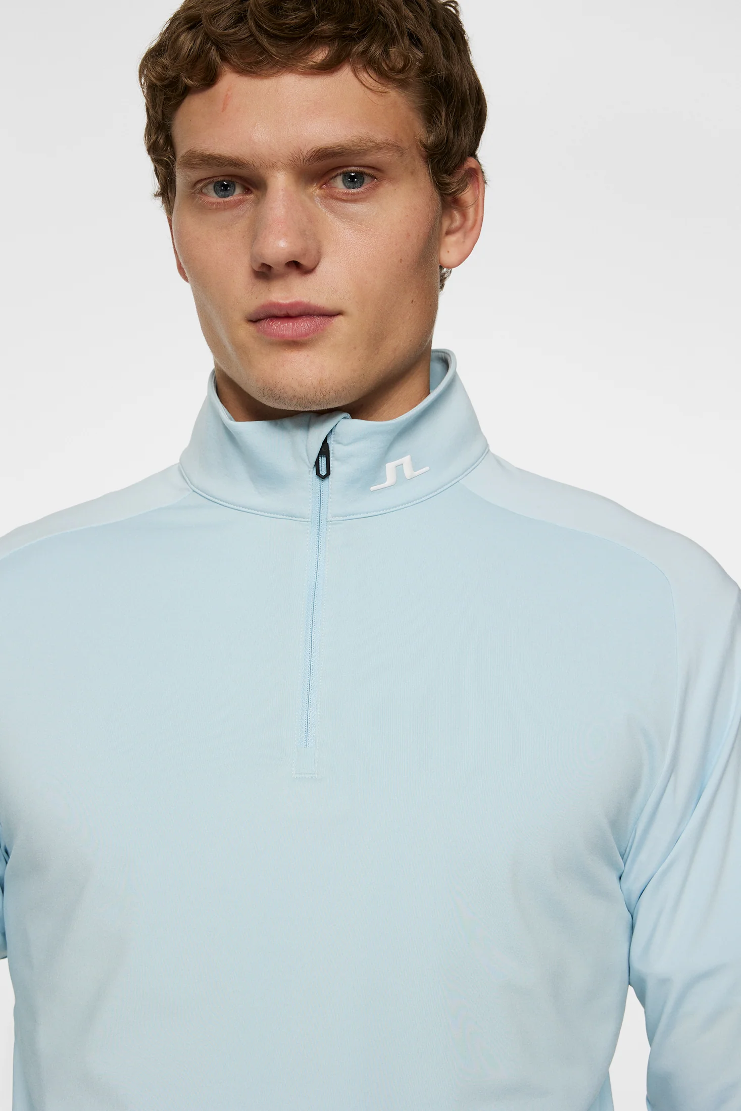 Harry Quarter Zip Mid Layer / Winter Sky - Image 5