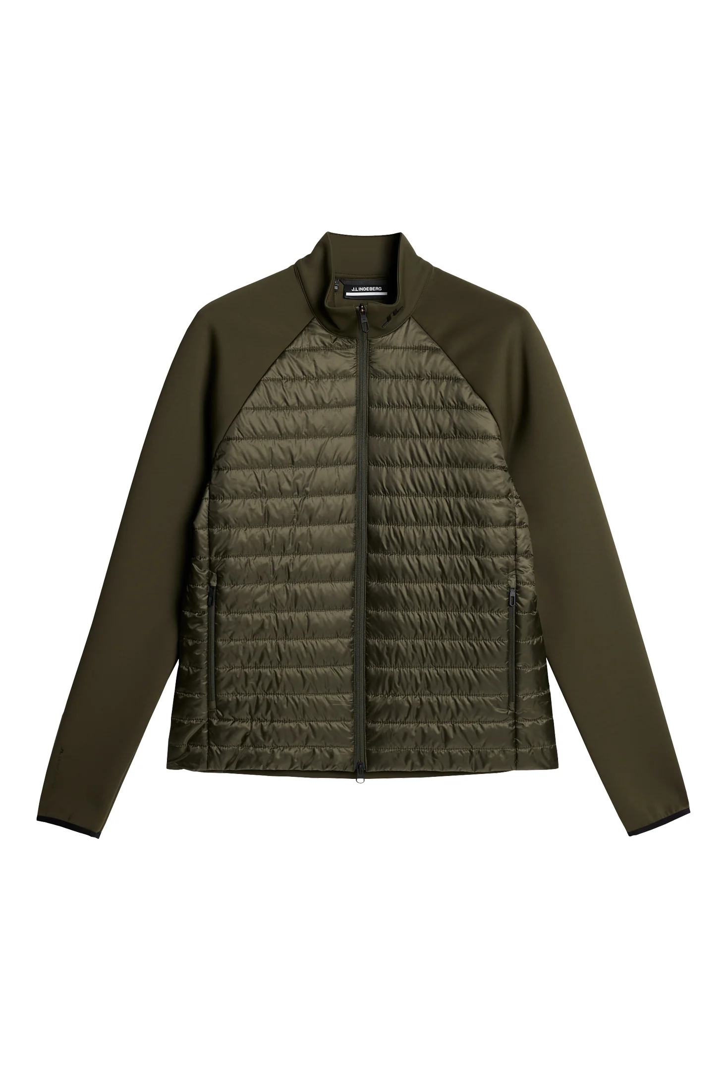Hayden Quilt Hybrid Jacket / Forest Green