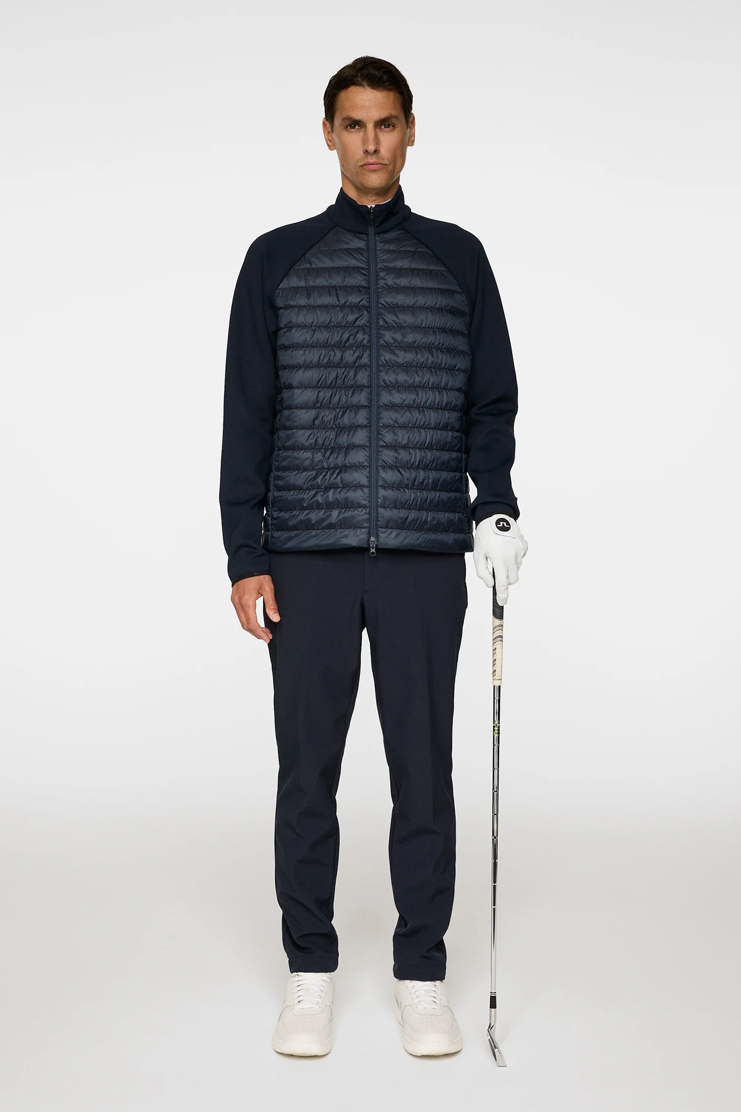 Hayden Quilt Hybrid Jacket / JL Navy - Image 4