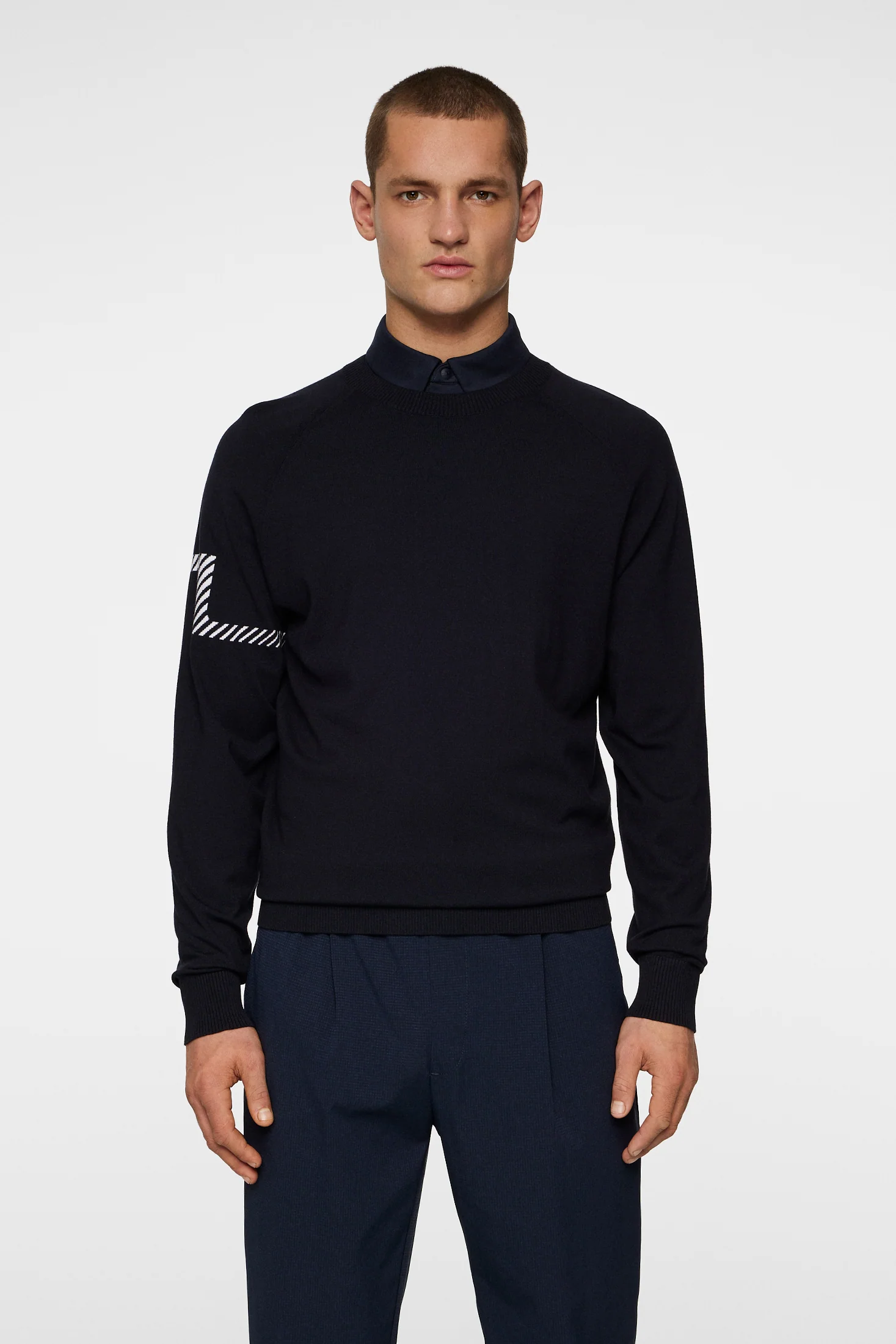 Heath Knitted Sweater / JL Navy - Image 2