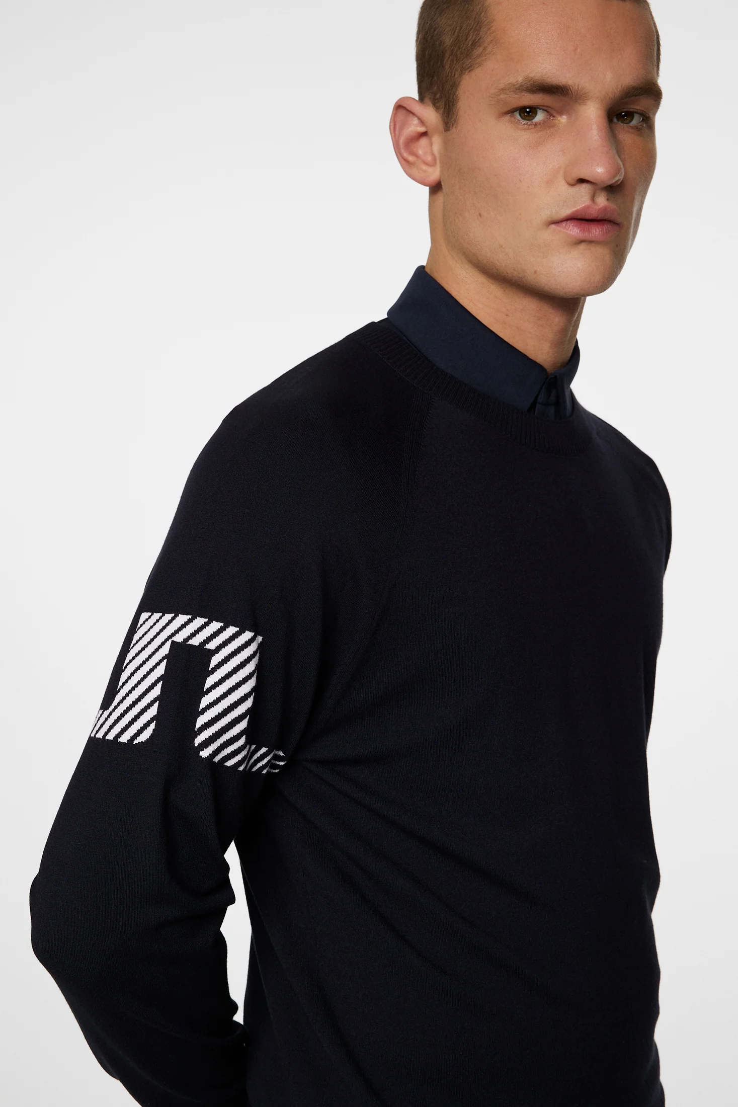 Heath Knitted Sweater / JL Navy - Image 5