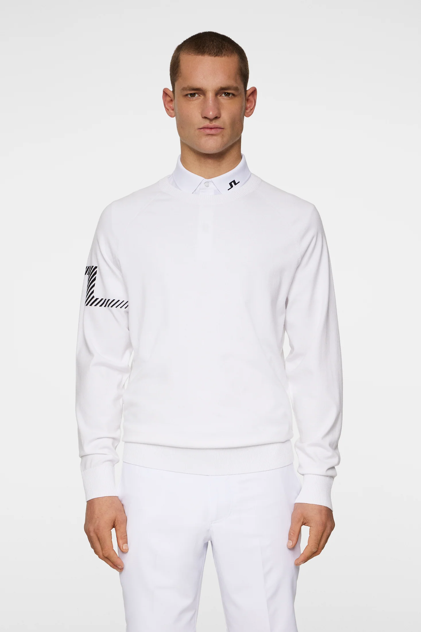 Heath Knitted Sweater / White - Image 2
