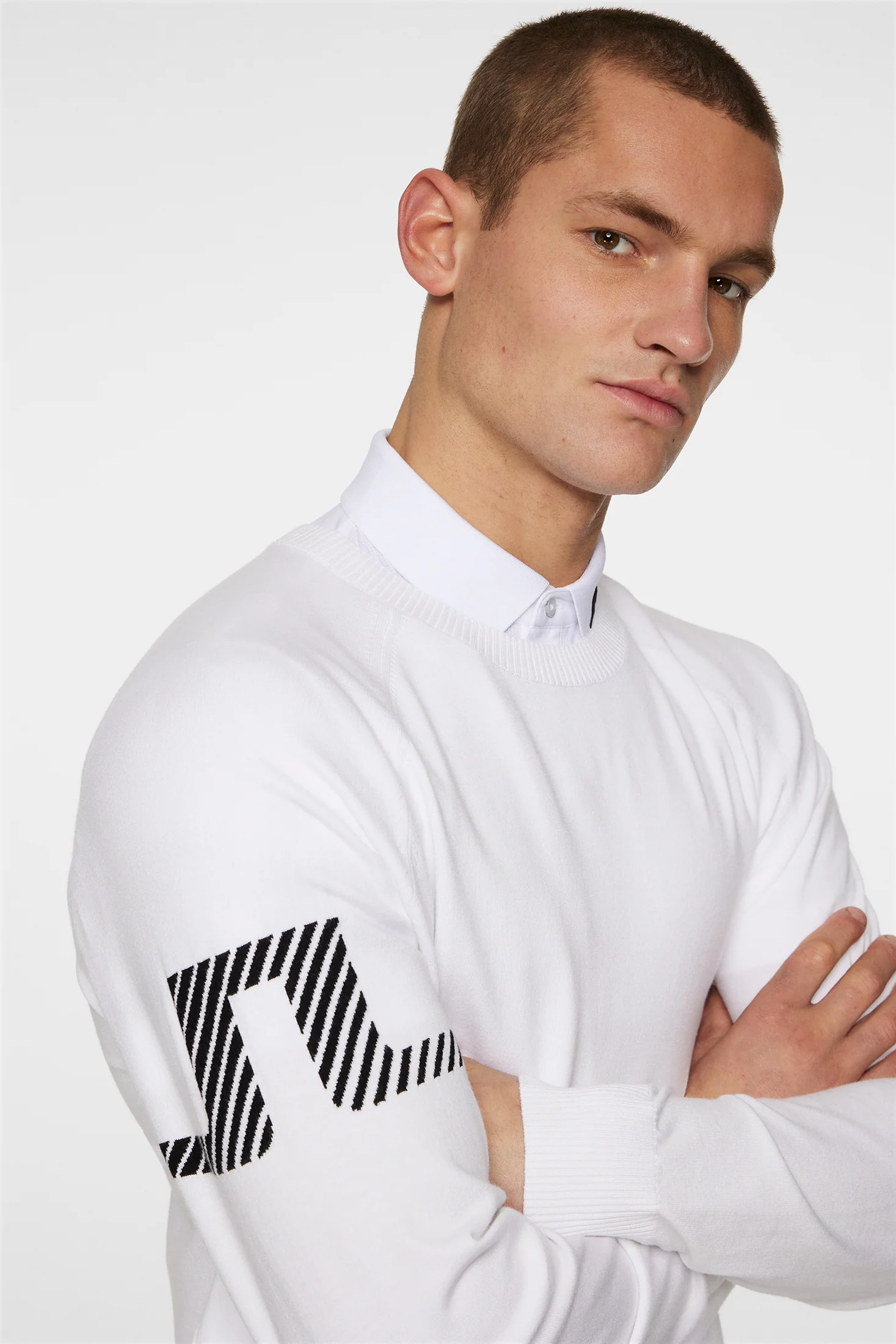 Heath Knitted Sweater / White - Image 5