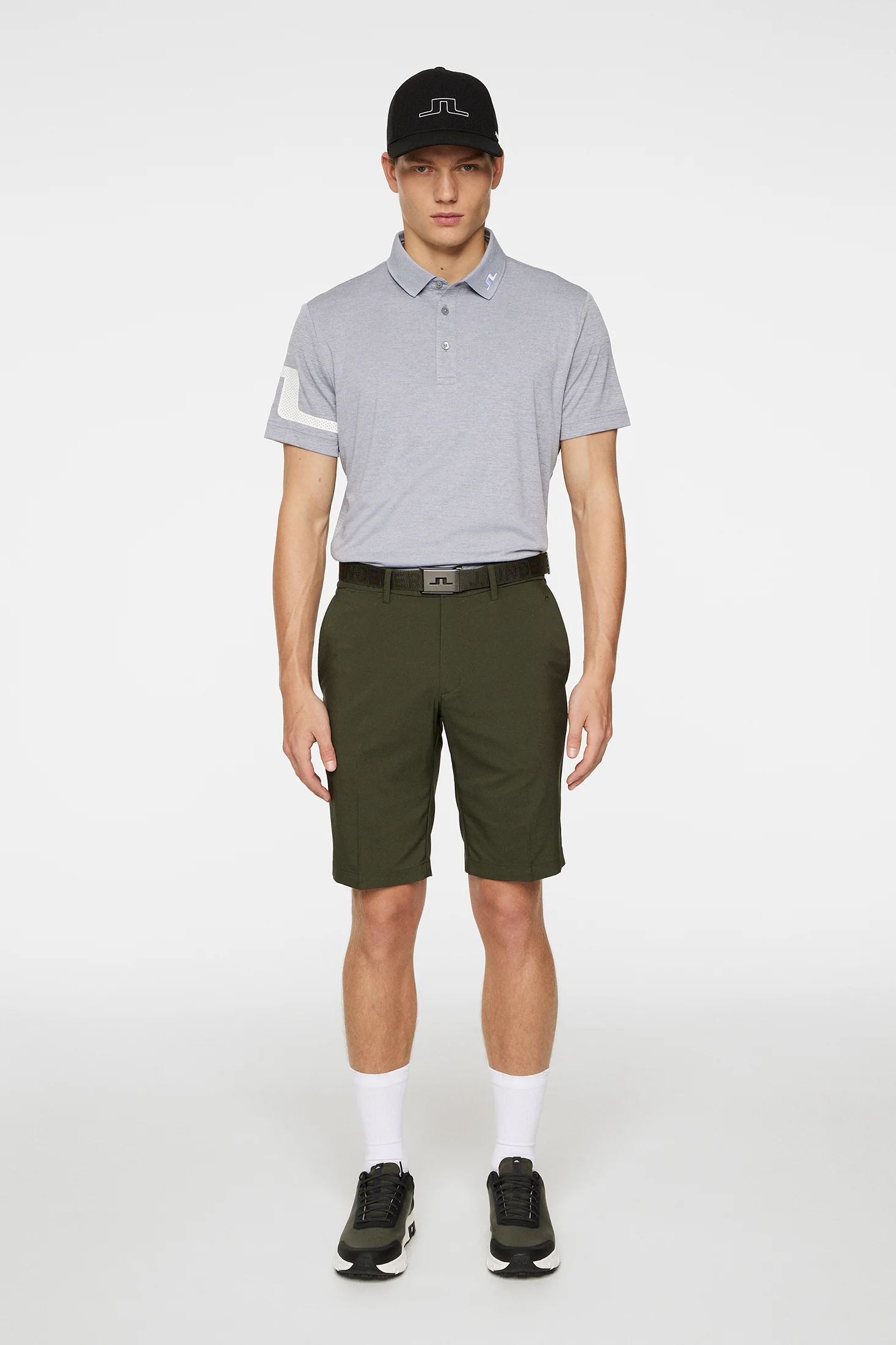 Heath Regular Fit Polo / Medium Grey Melange - Image 4
