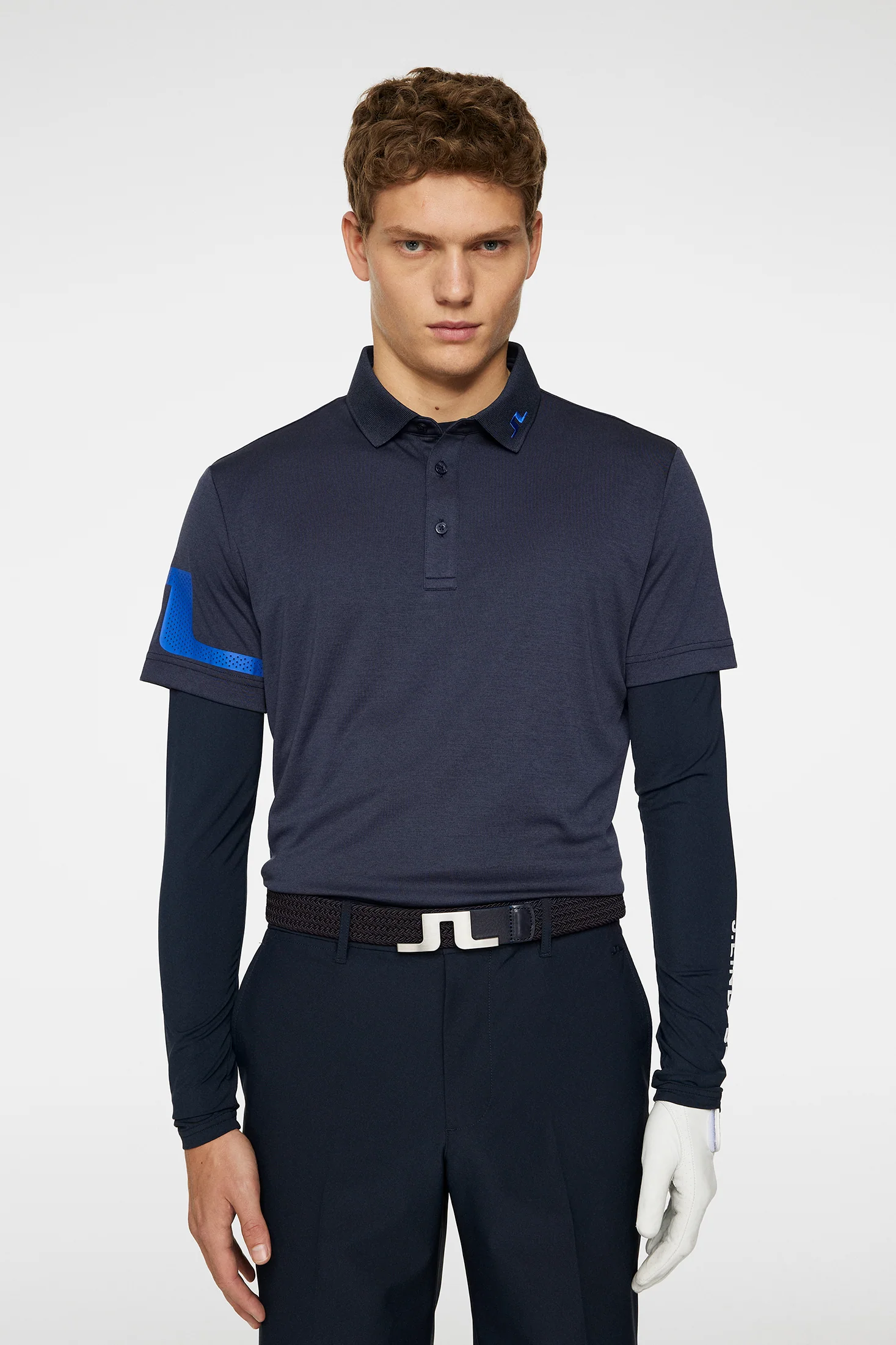 Heath Regular Fit Polo / Navy Melange - Image 2