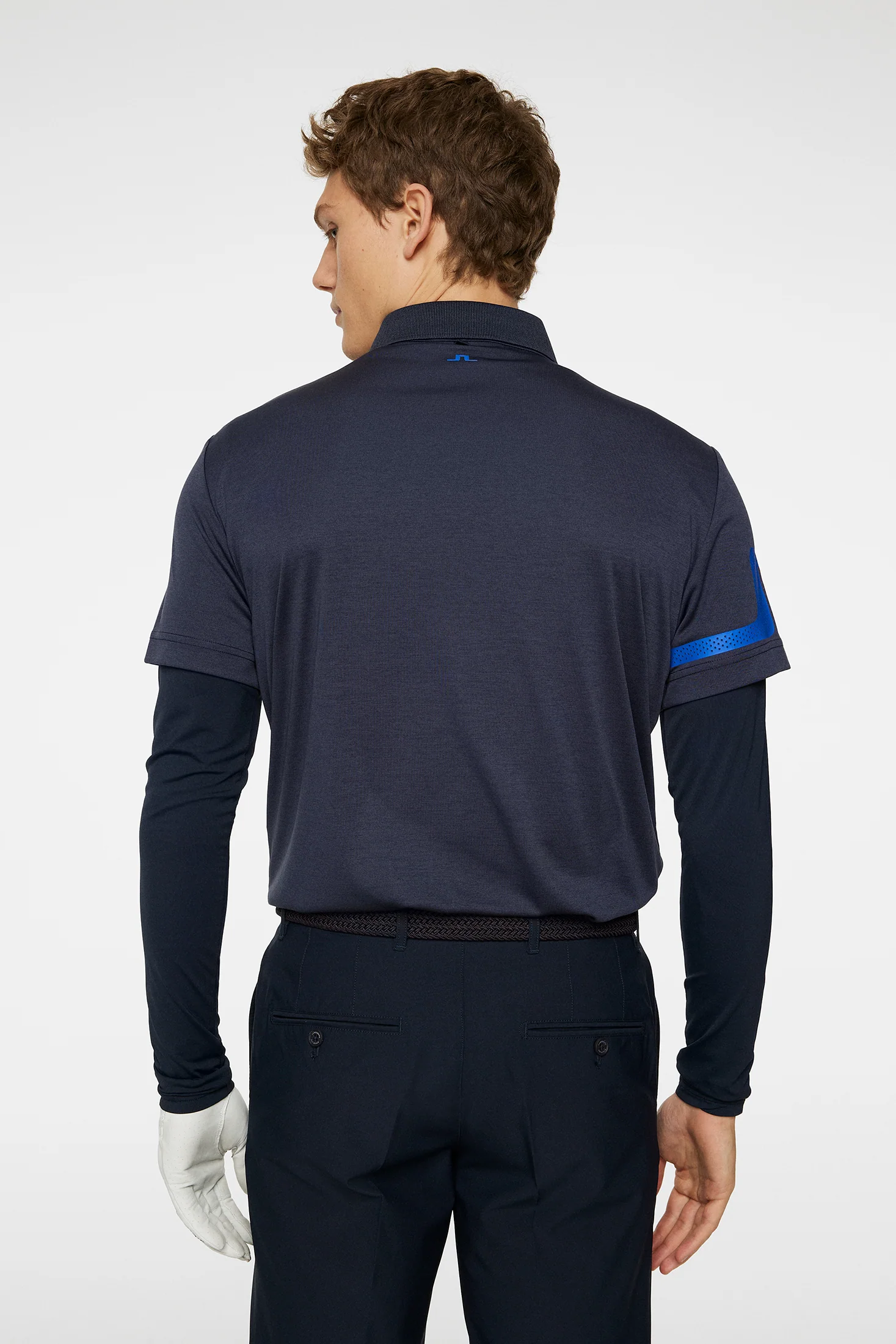 Heath Regular Fit Polo / Navy Melange - Image 3