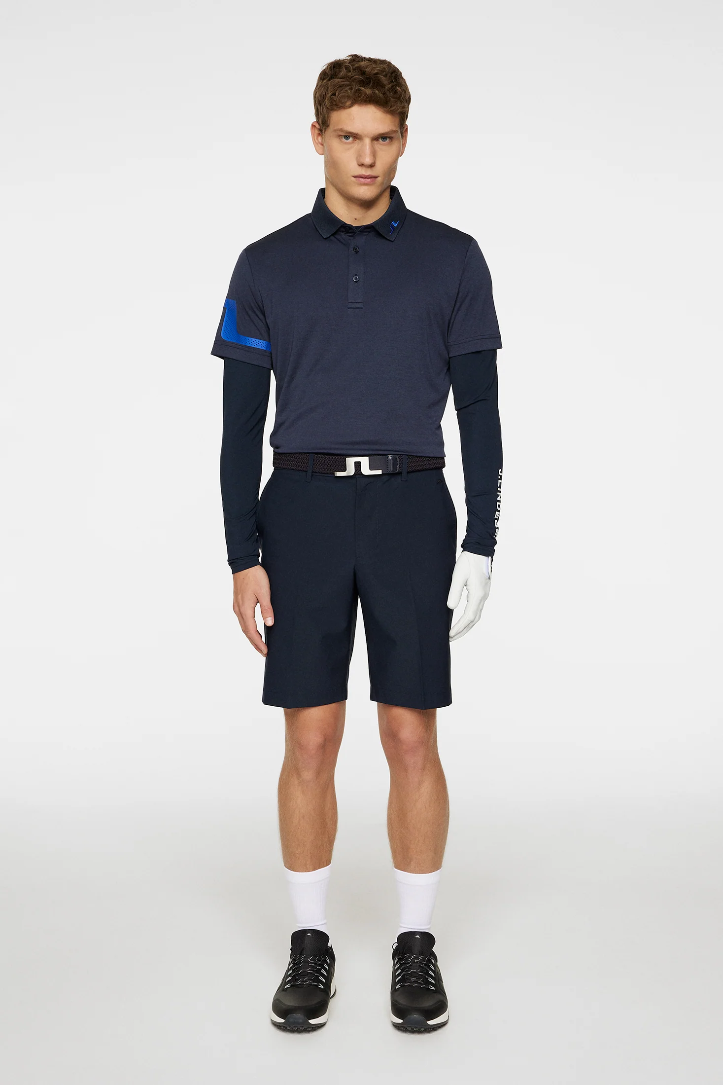 Heath Regular Fit Polo / Navy Melange - Image 4