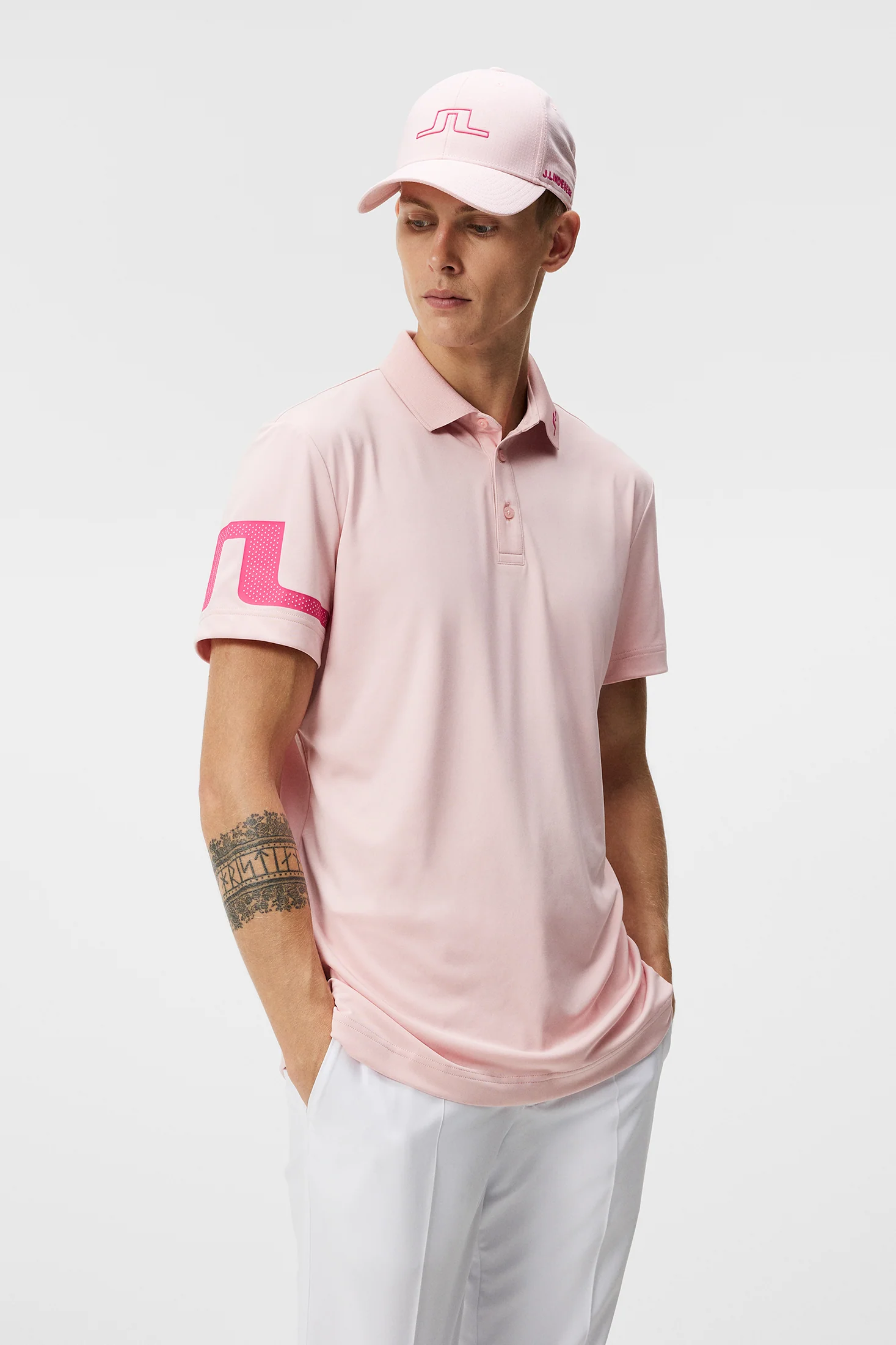 Heath Regular Fit Polo / Powder Pink - Image 2
