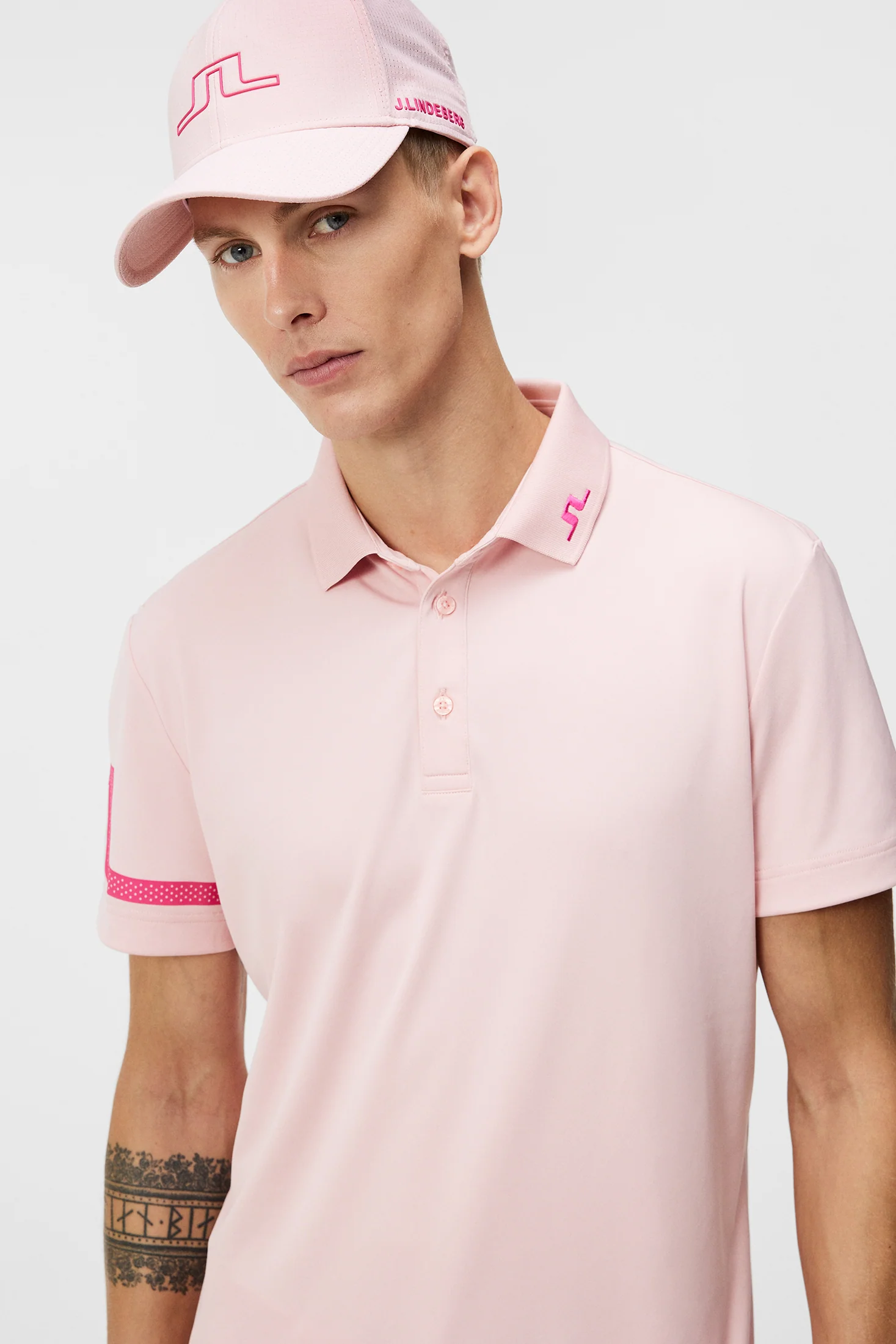 Heath Regular Fit Polo / Powder Pink - Image 5