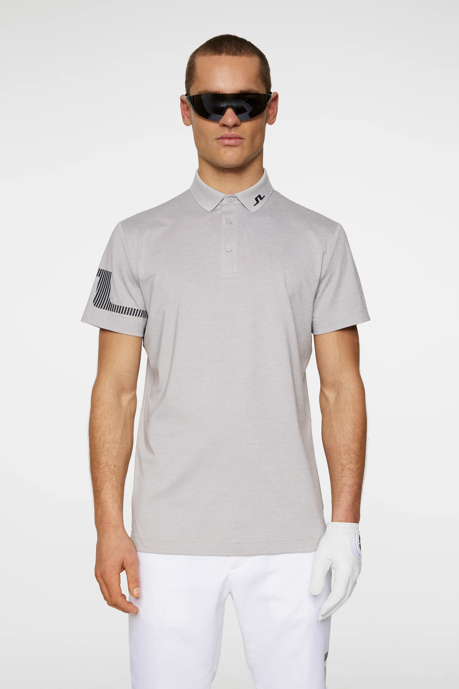 Heath Strike Polo / Light Grey Melange - Image 2