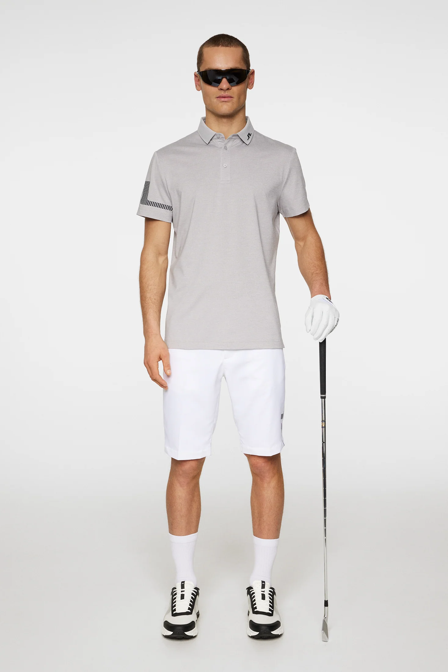 Heath Strike Polo / Light Grey Melange - Image 4