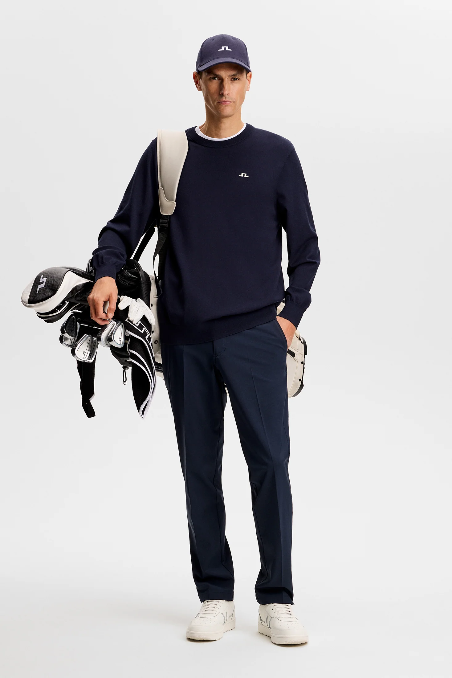 Henry Knitted Sweater / JL Navy - Image 4